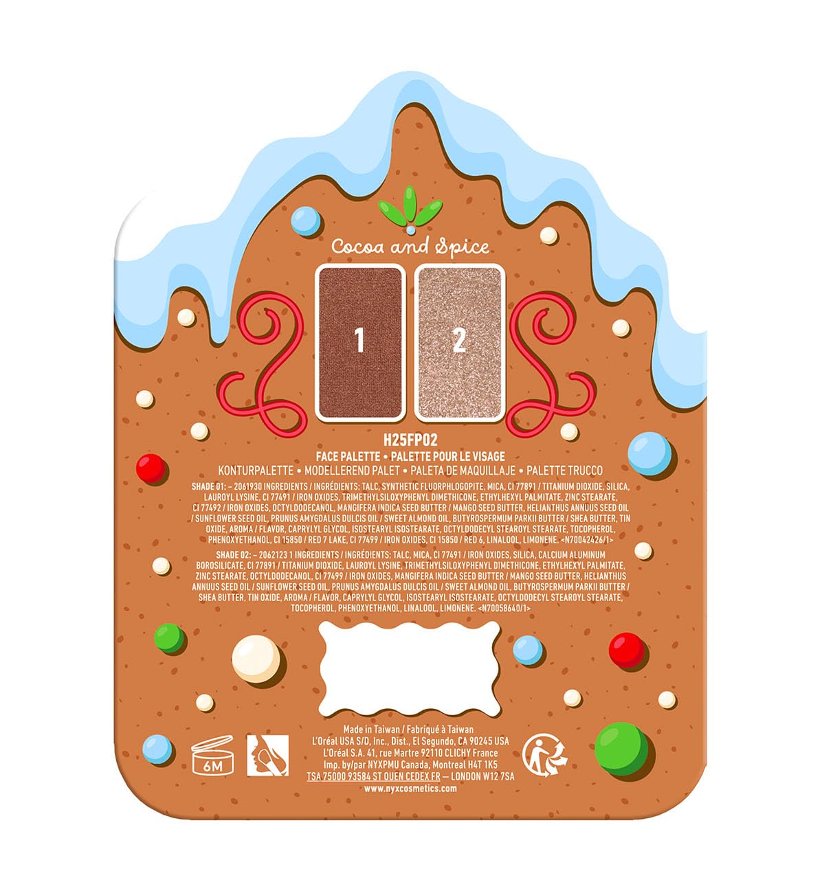 NYX Professional Makeup Buttermelt Face Palette Giftset - Blush & Highlighter Duo 5