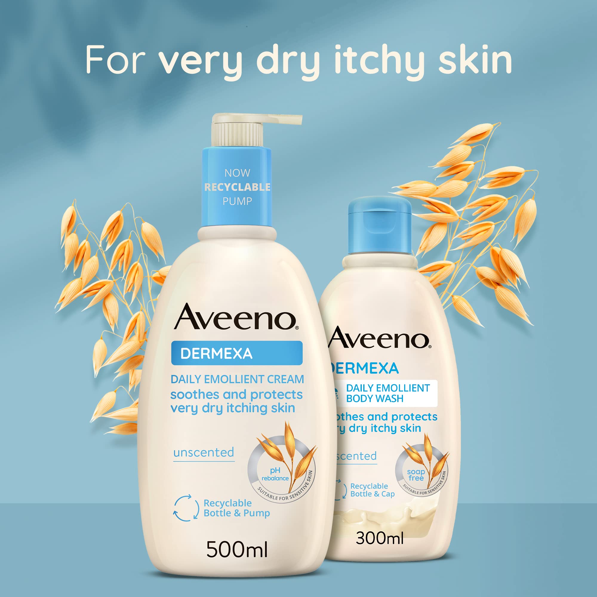 Aveeno Dermexa Daily Emollient Cream for Very Dry Itchy Skin, 200 ml 7