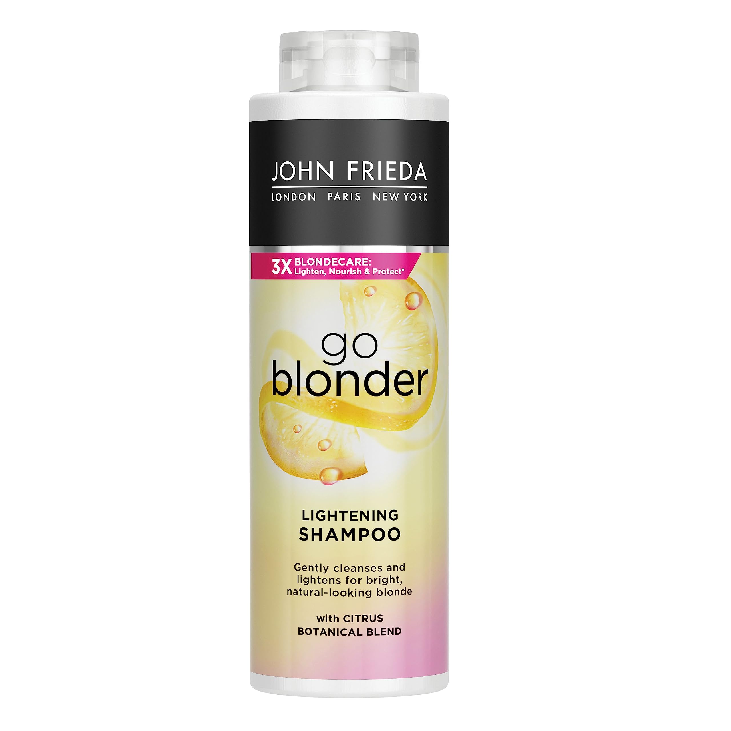 John Frieda Sheer Blonde Go Blonder Lightening Shampoo for Blonde Hair, 500 ml
