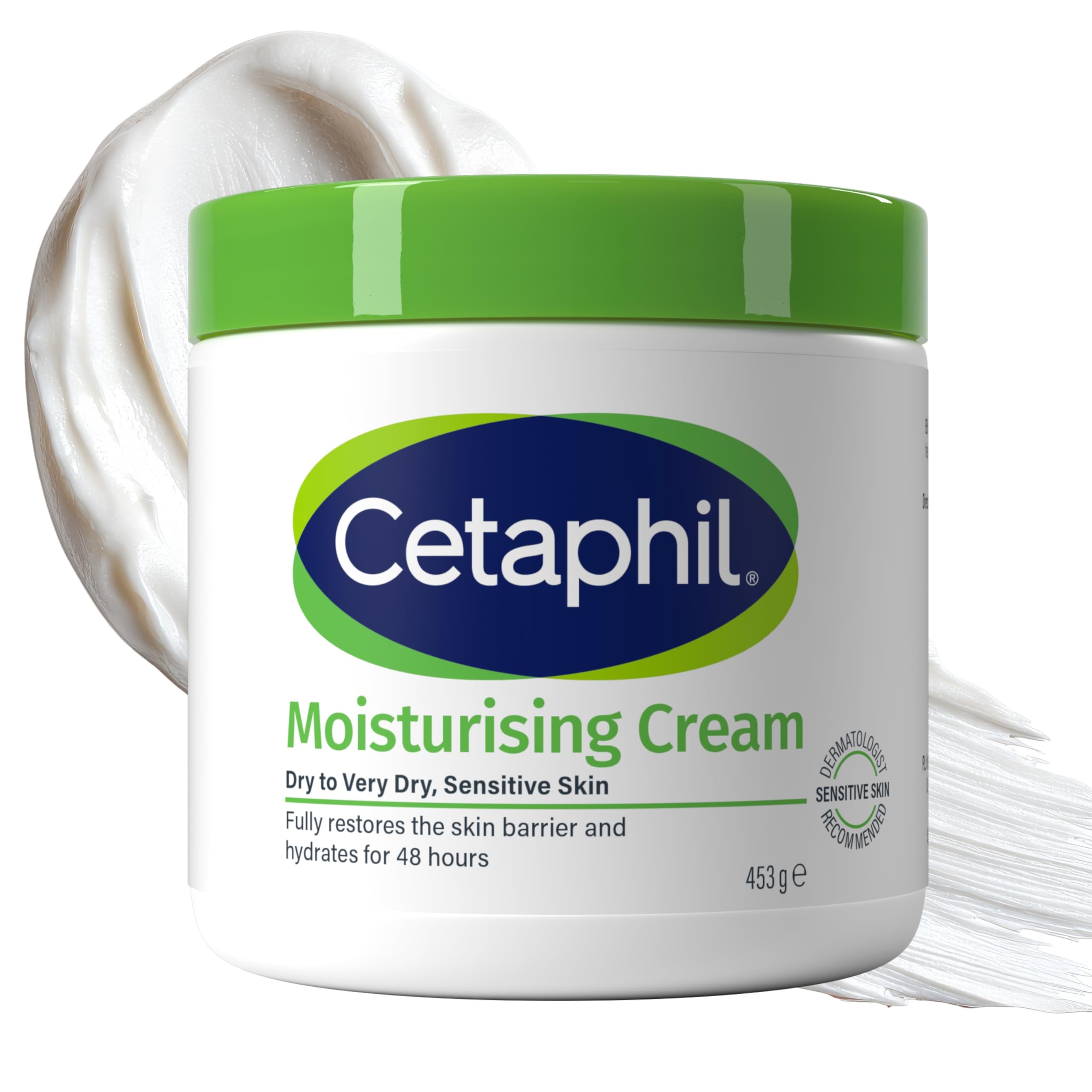 Cetaphil Moisturising Cream for Dry to Very Dry Sensitive Skin Tub 450g