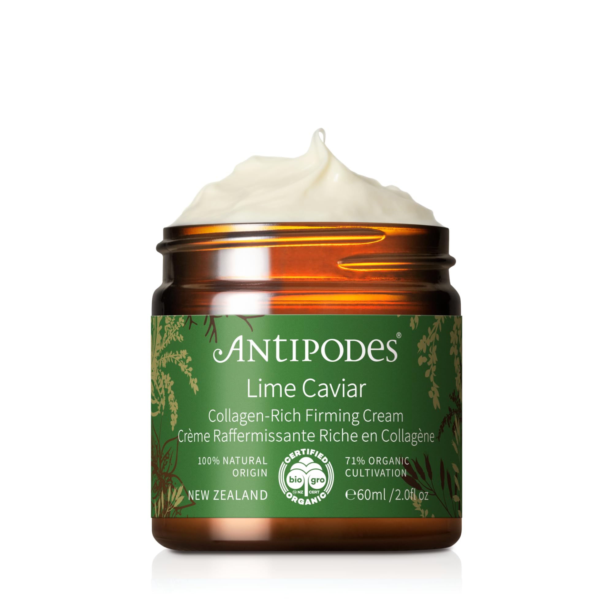 Antipodes Lime Caviar Collagen-Rich Firming Day Cream with Sepilift™ DPHP