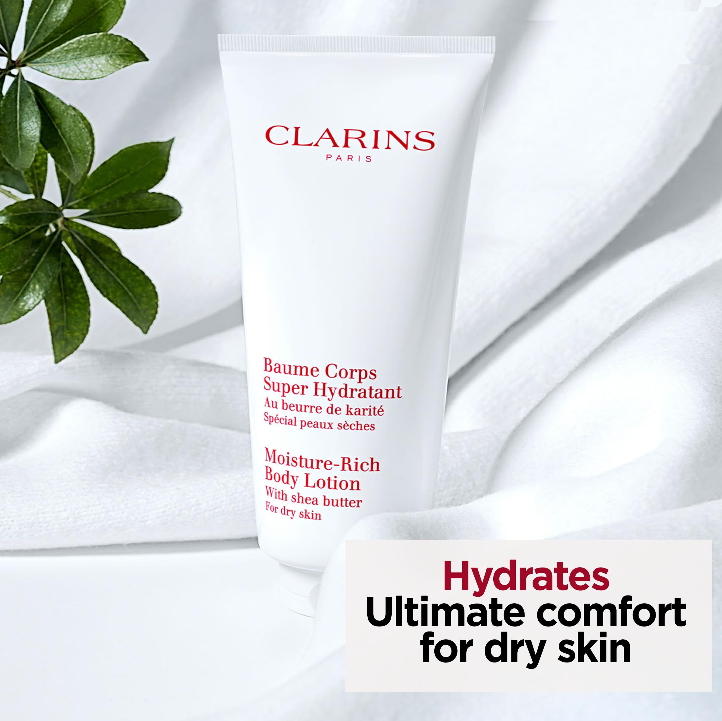Clarins Feuchtigkeitsspendende Körperlotion 200 ml | Intensiv pflegende Sheabutter 5