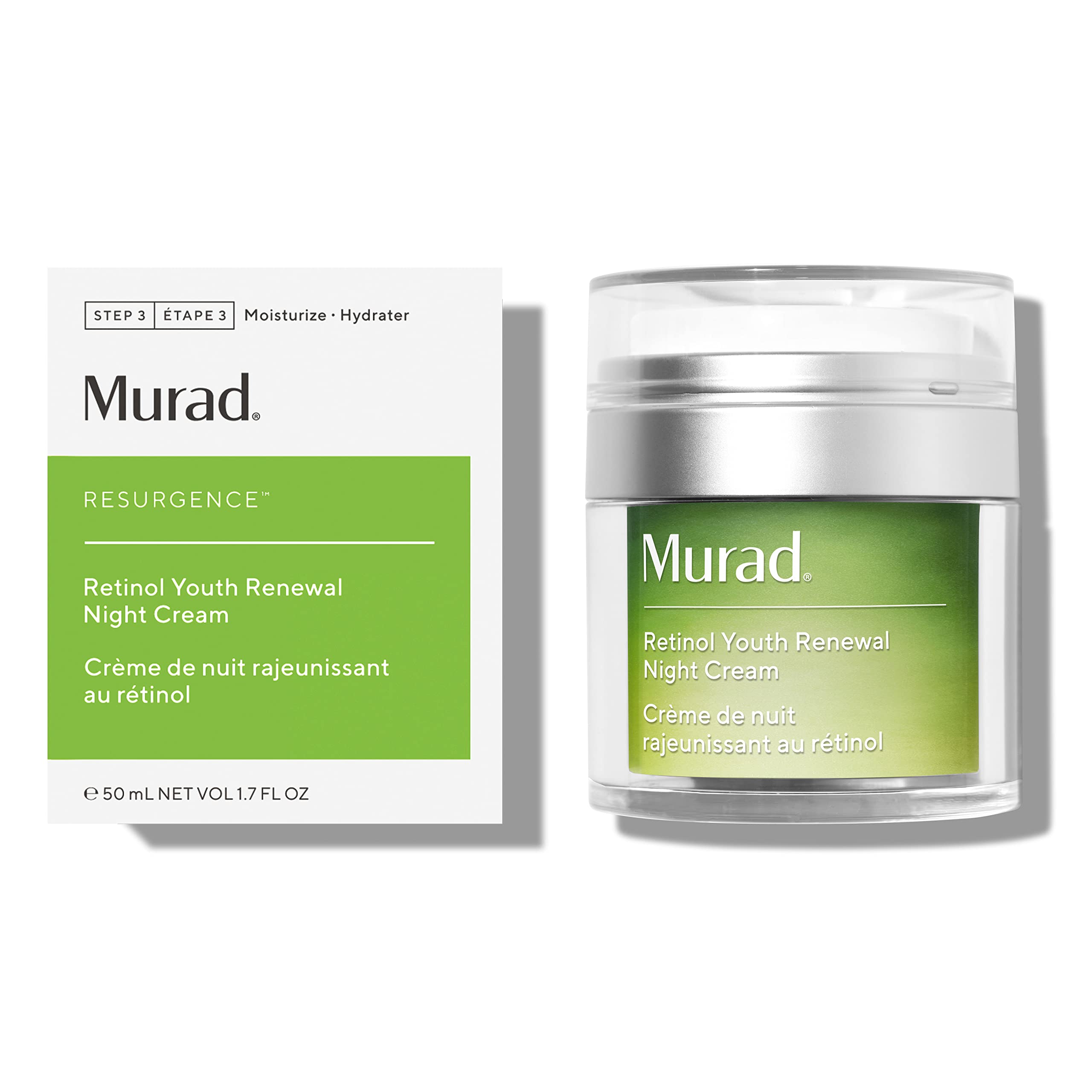 Murad Retinol Youth Renewal Night Cream, 50ml - Advanced Anti-Aging Moisturizer