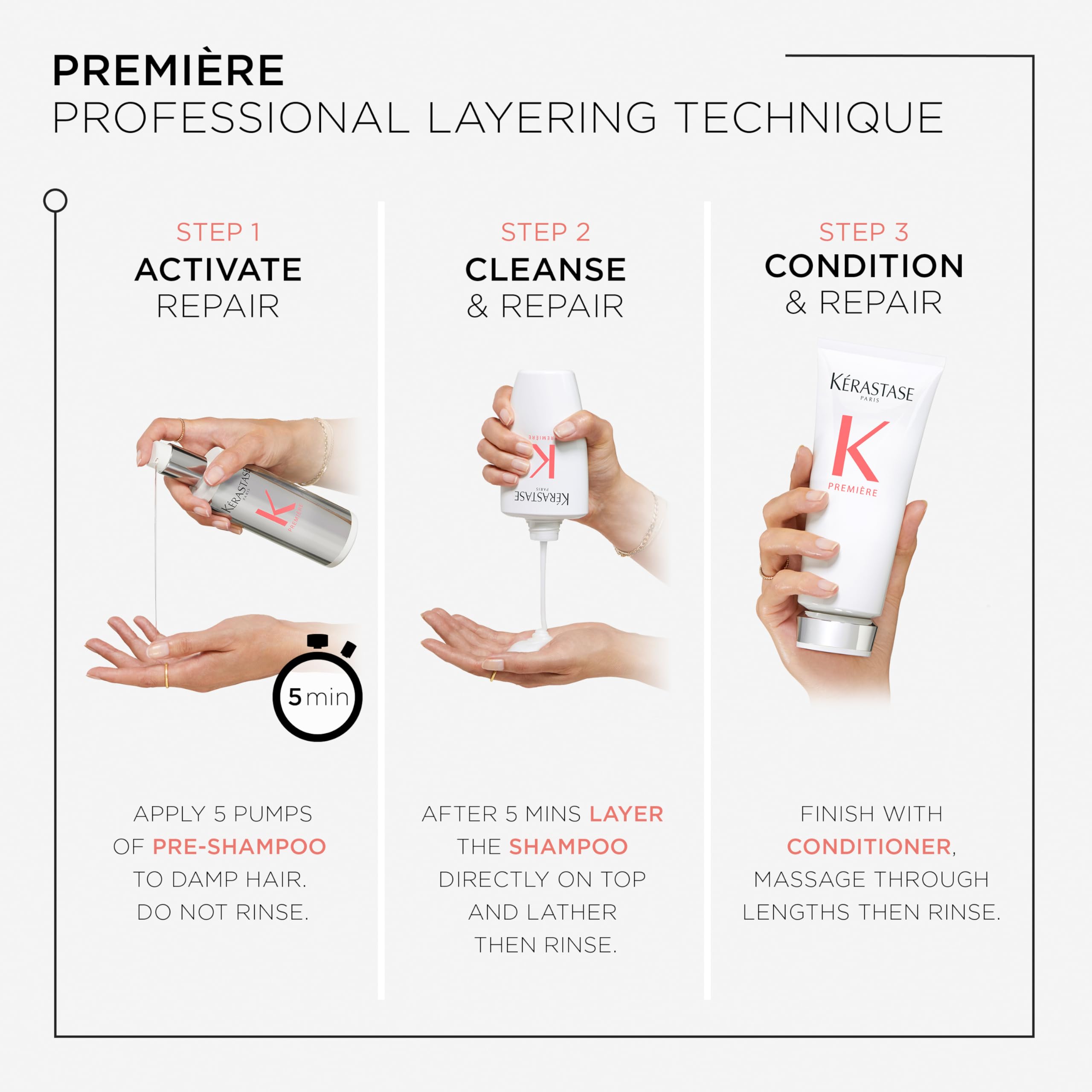 Kérastase Première Bonding Pre-Shampoo Hair Treatment for Damaged Hair 3