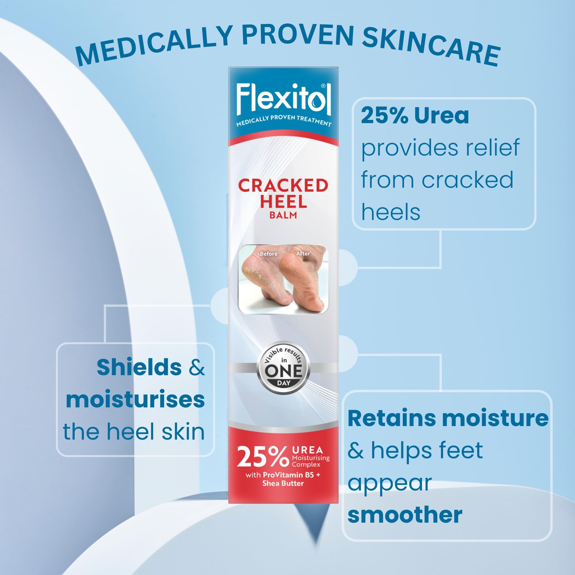 FLEXITOL Heel Balm Medically Proven Treatment for Dry and Cracked Feet (112g) 4