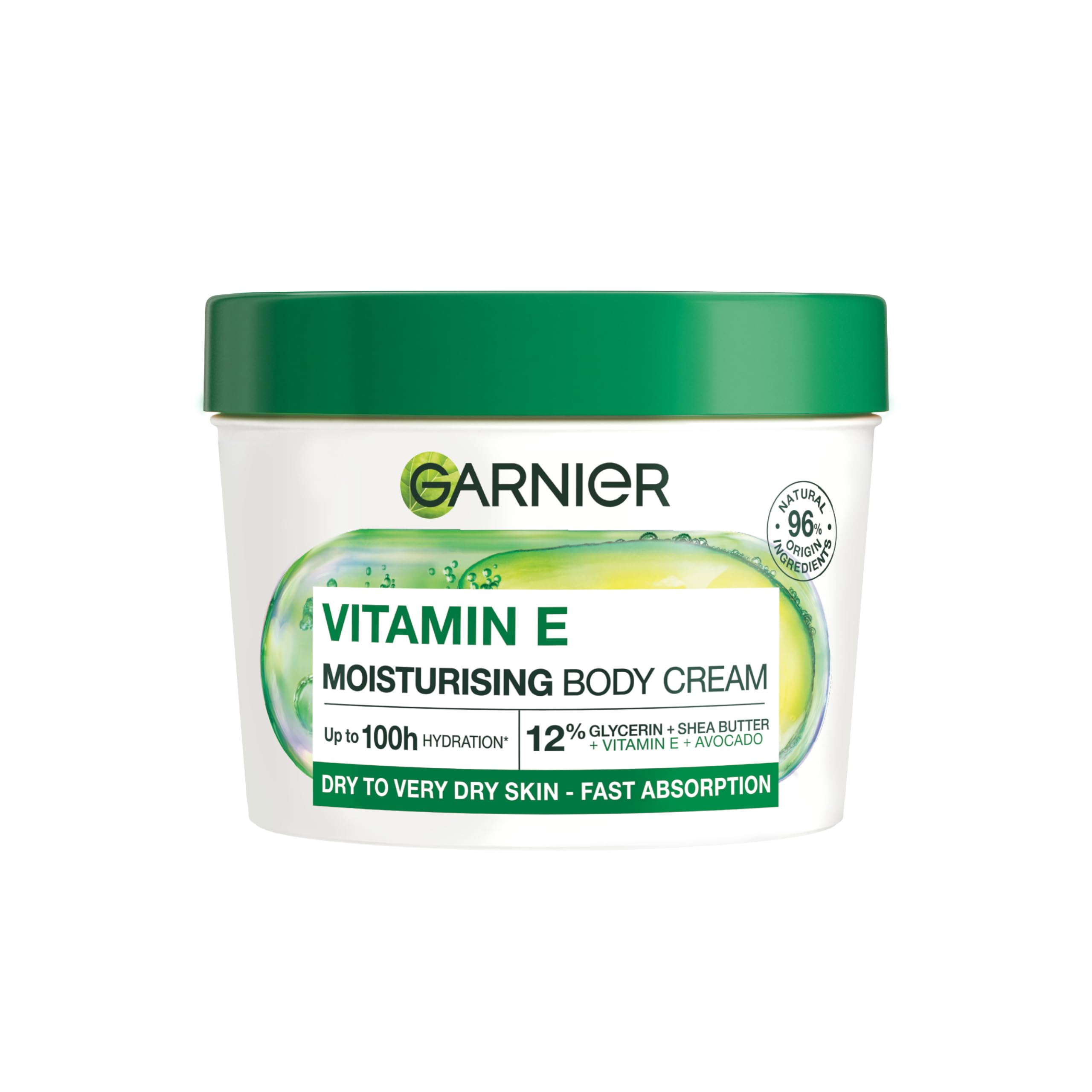 Garnier Body Superfood Nourishing Body Cream with Avocado & Omega 6 for Dry Skin