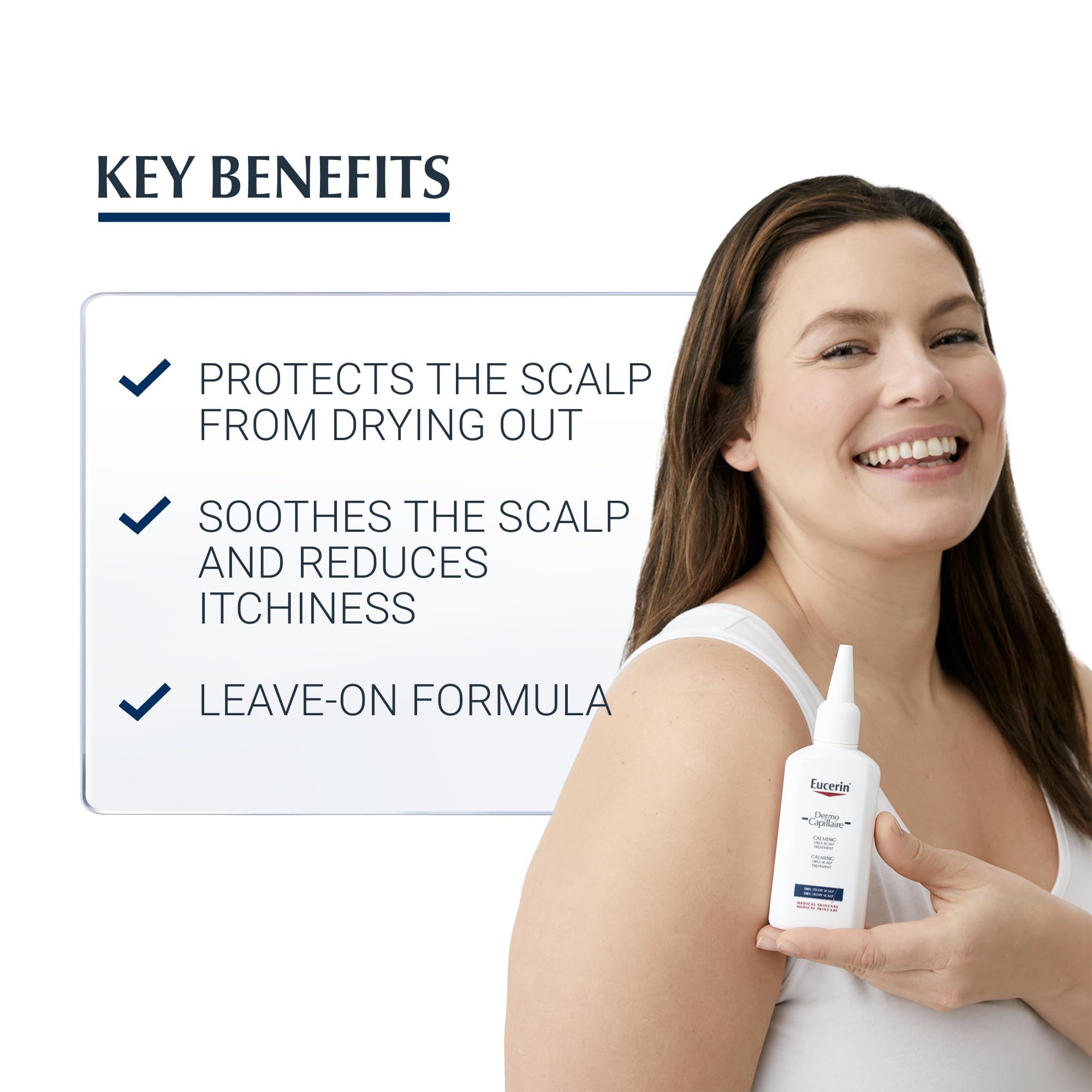 Eucerin DermoCapillaire Calming Urea Scalp Treatment 100ml Intensive After