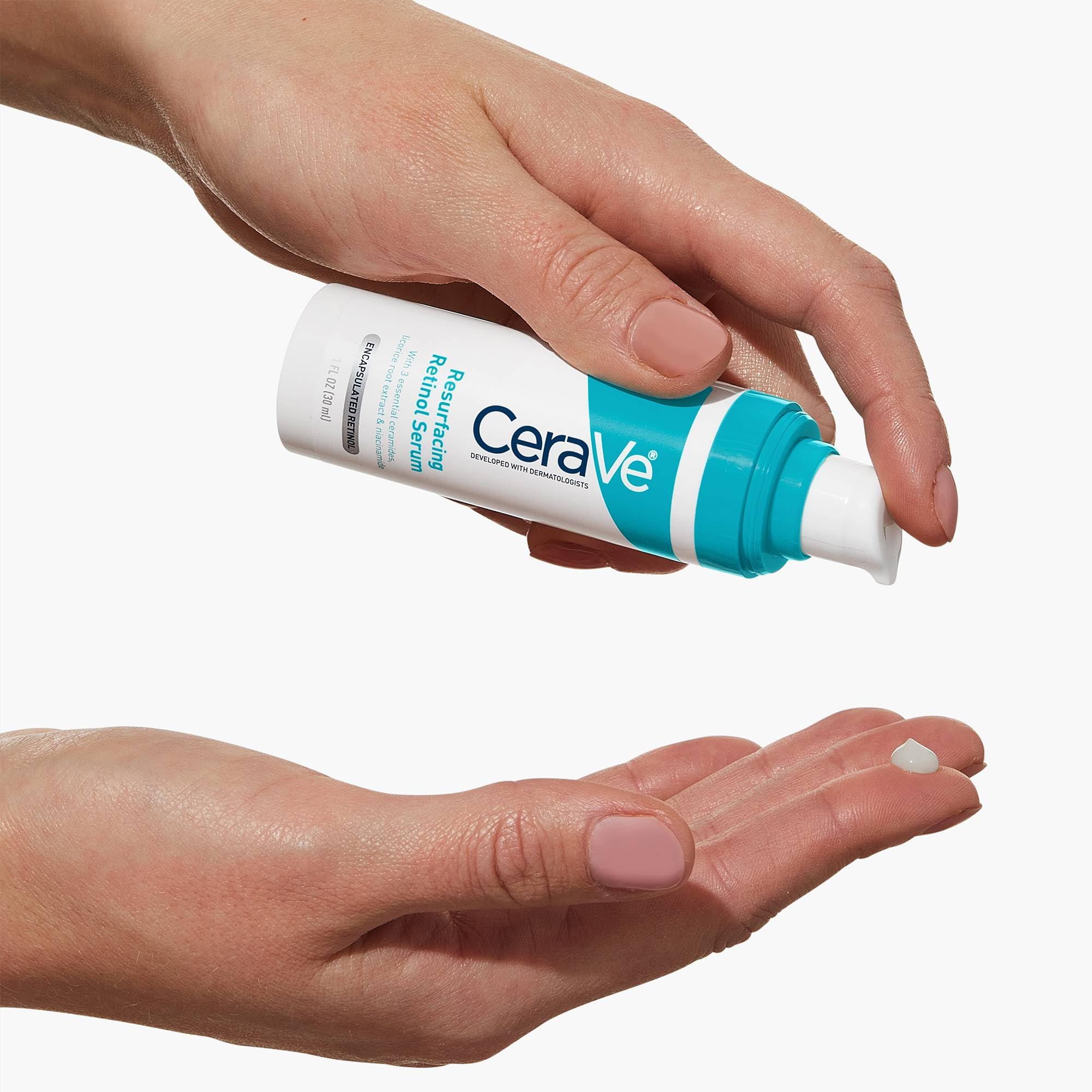 CeraVe Resurfacing Retinol Serum with Ceramides and Niacinamide for Blemish Marks 4