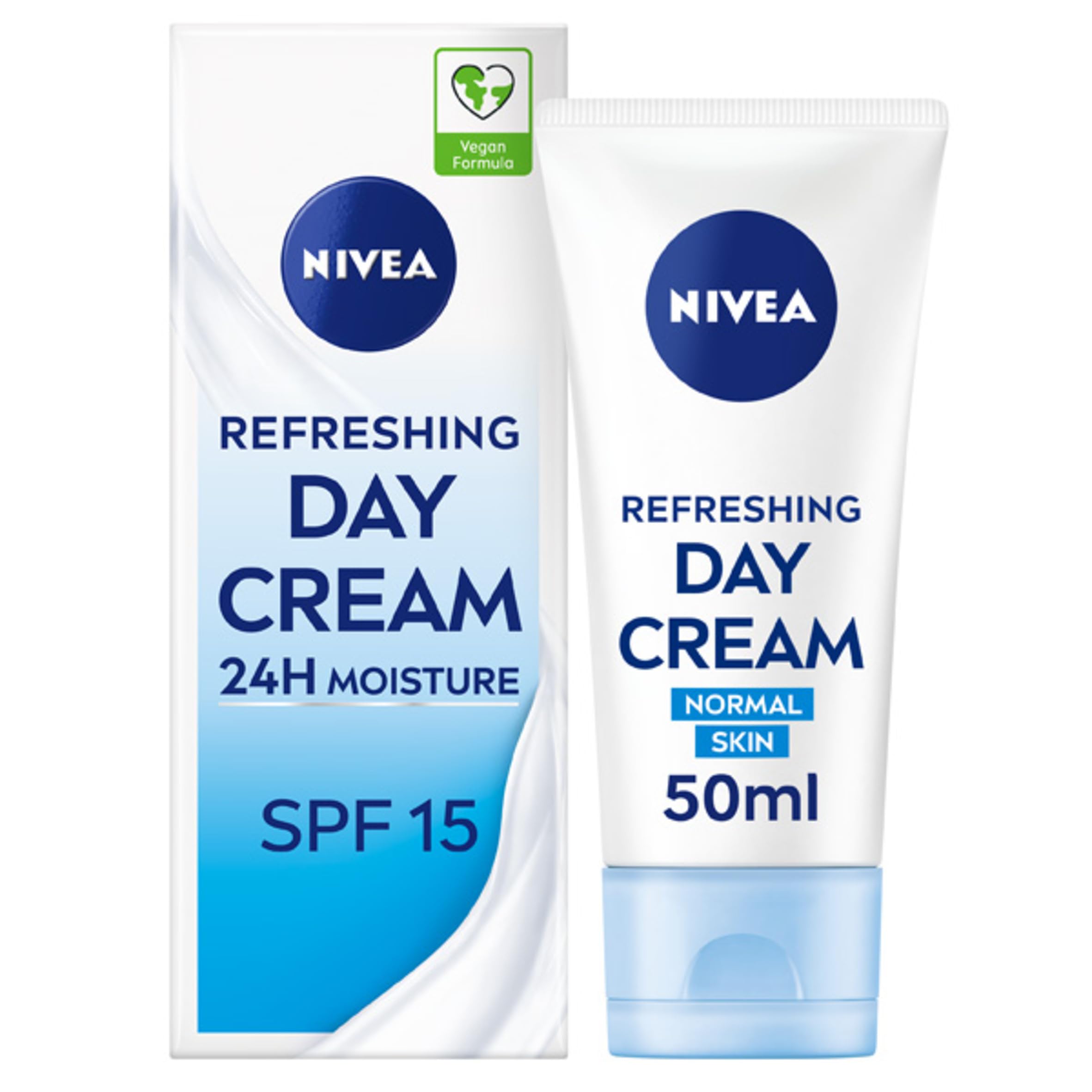 NIVEA Light Moisturising Day Cream with Vitamin E and SPF 15 for Normal Skin