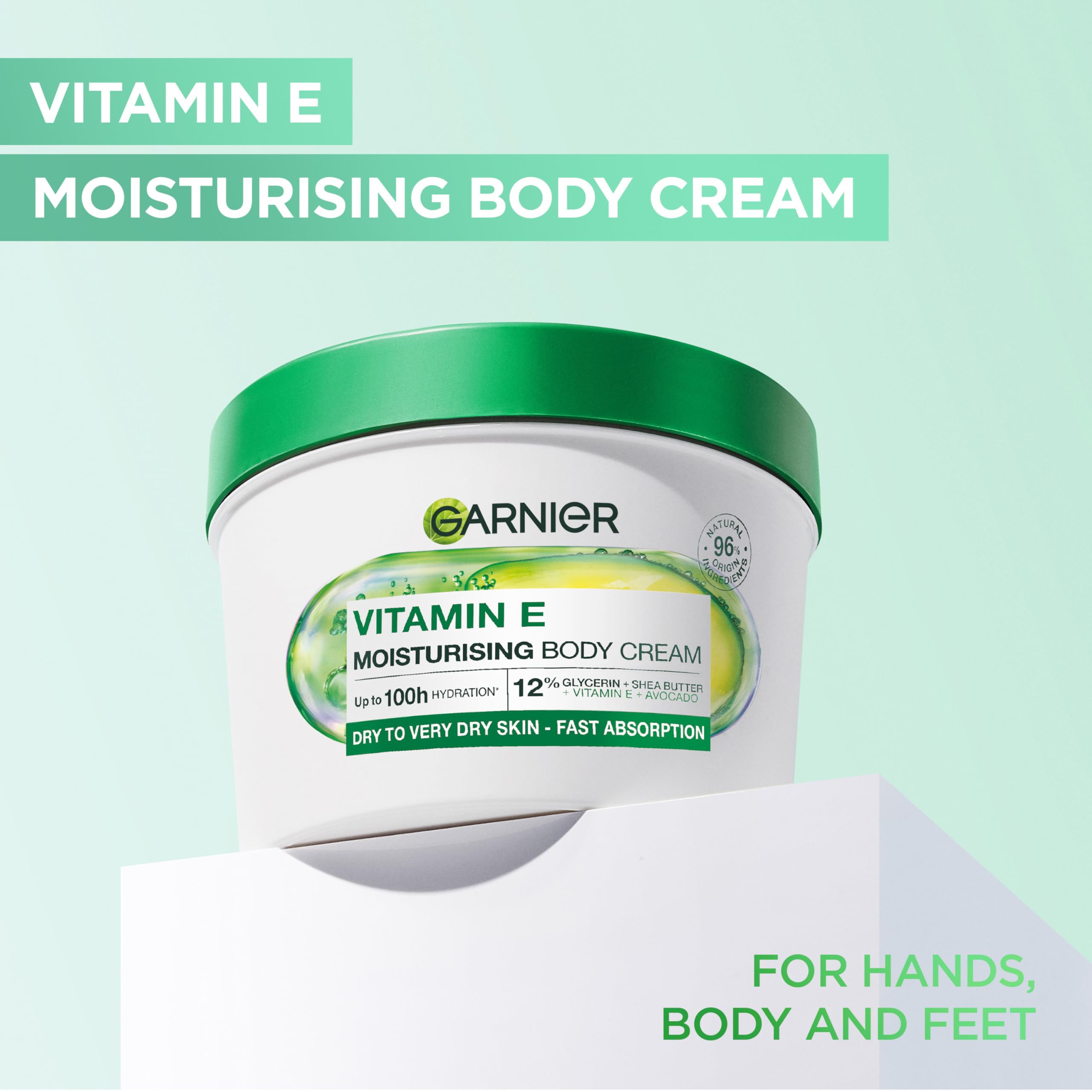 Garnier Body Superfood Nourishing Body Cream with Avocado & Omega 6 for Dry Skin