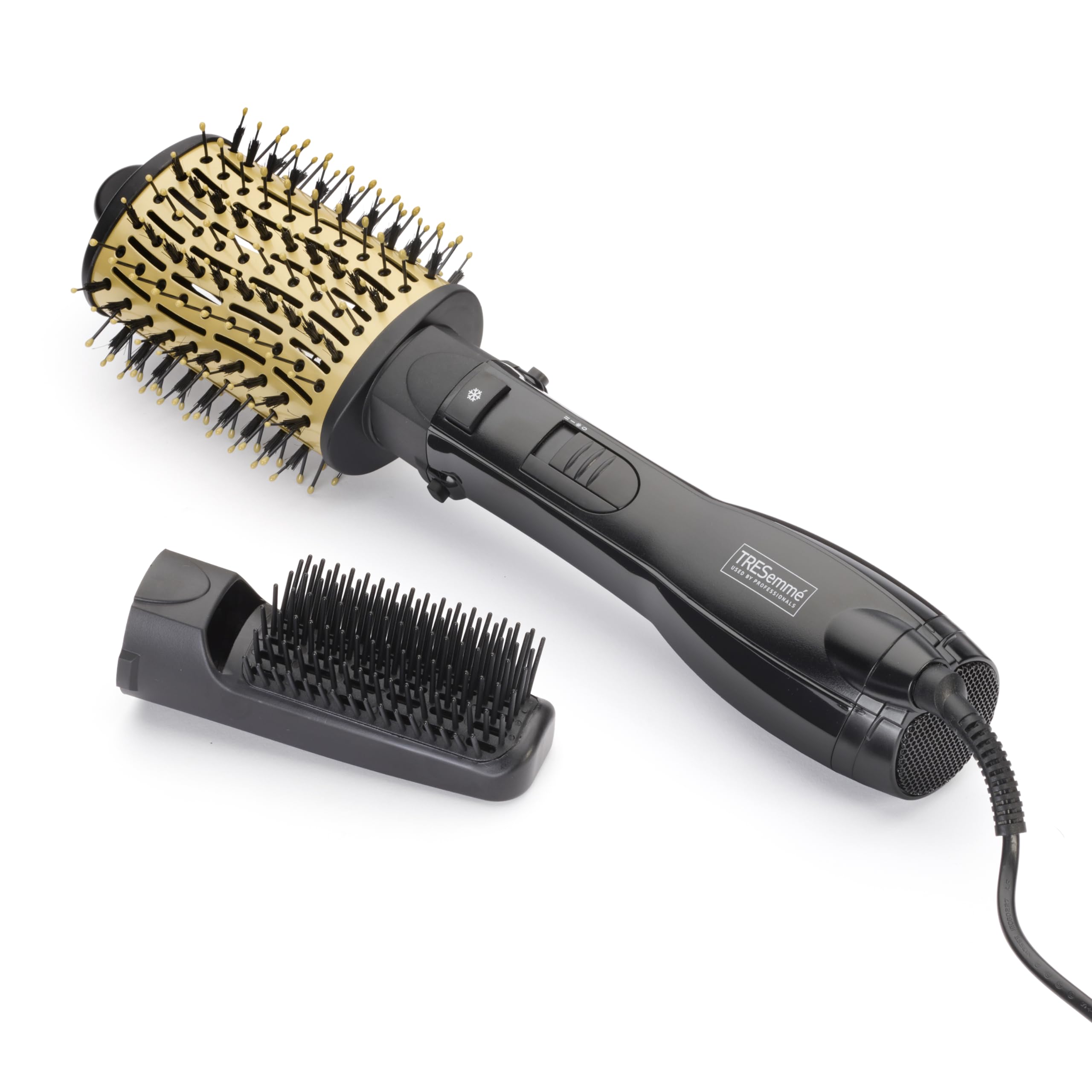 TRESemme 2-in-1 Hair Dryer Brush with Oval Volumizing Brush and Ionic Technology
