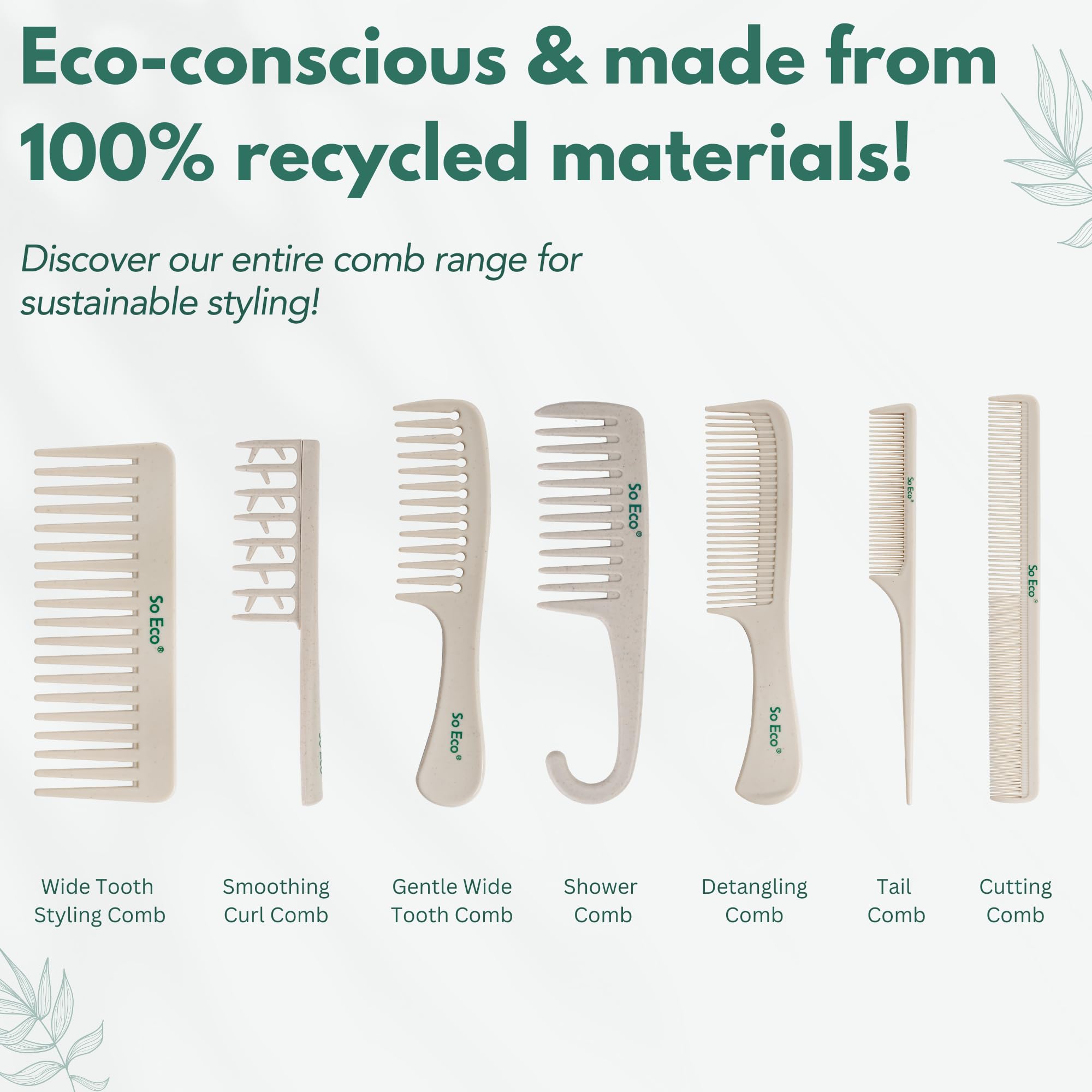 So Eco Smoothing Curl Comb: Eco Conscious Styling Tool for Defined Curls 7
