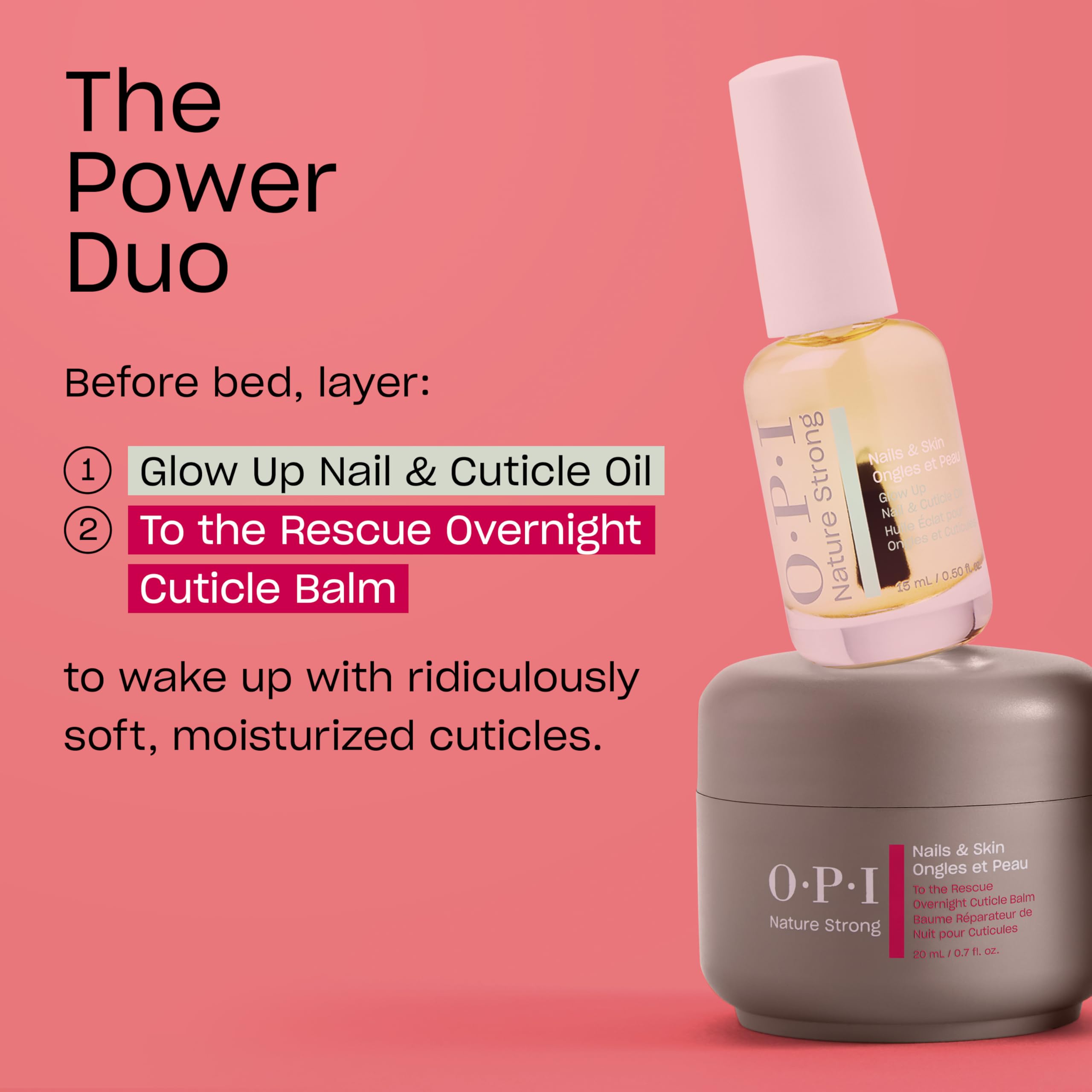 OPI Nature Strong Skincare Glow Up Nail & Cuticle Oil - Natural Origin Formula 6