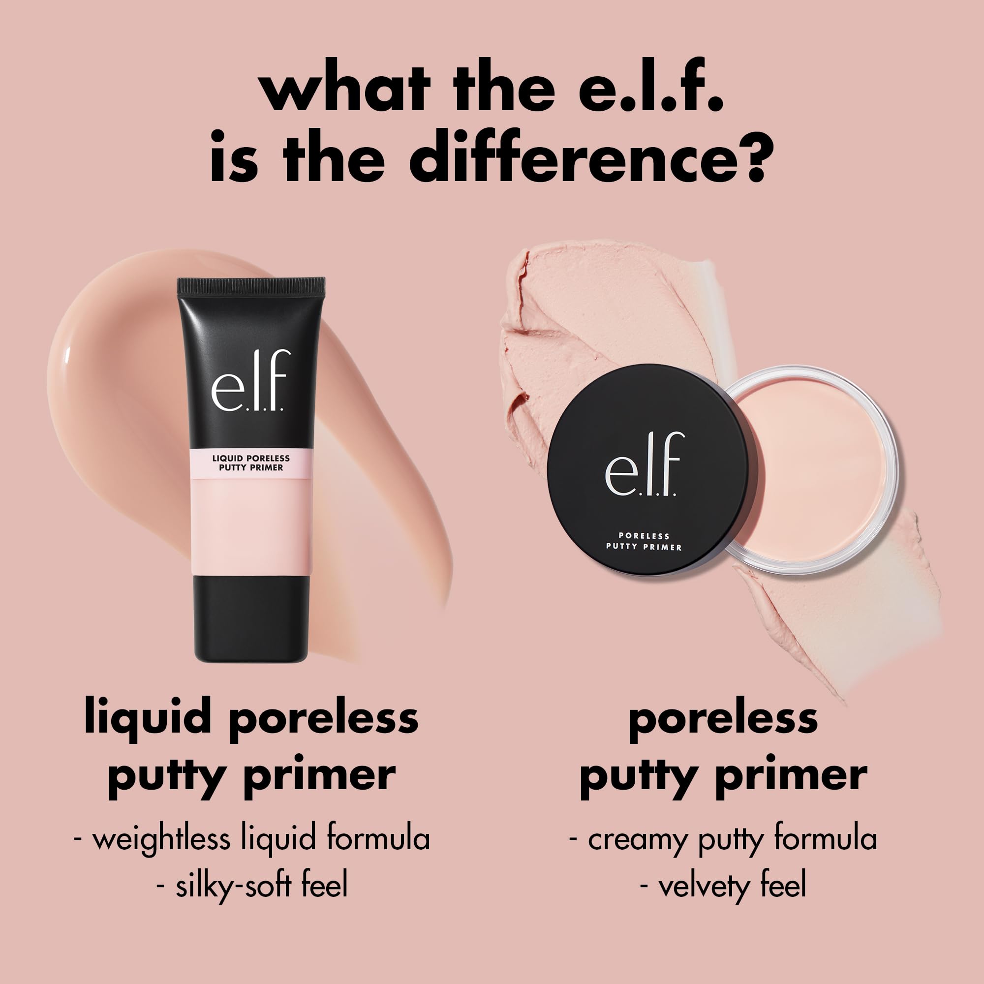 elf Liquid Poreless Putty Primer, feuchtigkeitsspendender flüssiger Gesichtsprimer für ein glattes Hautbild 6