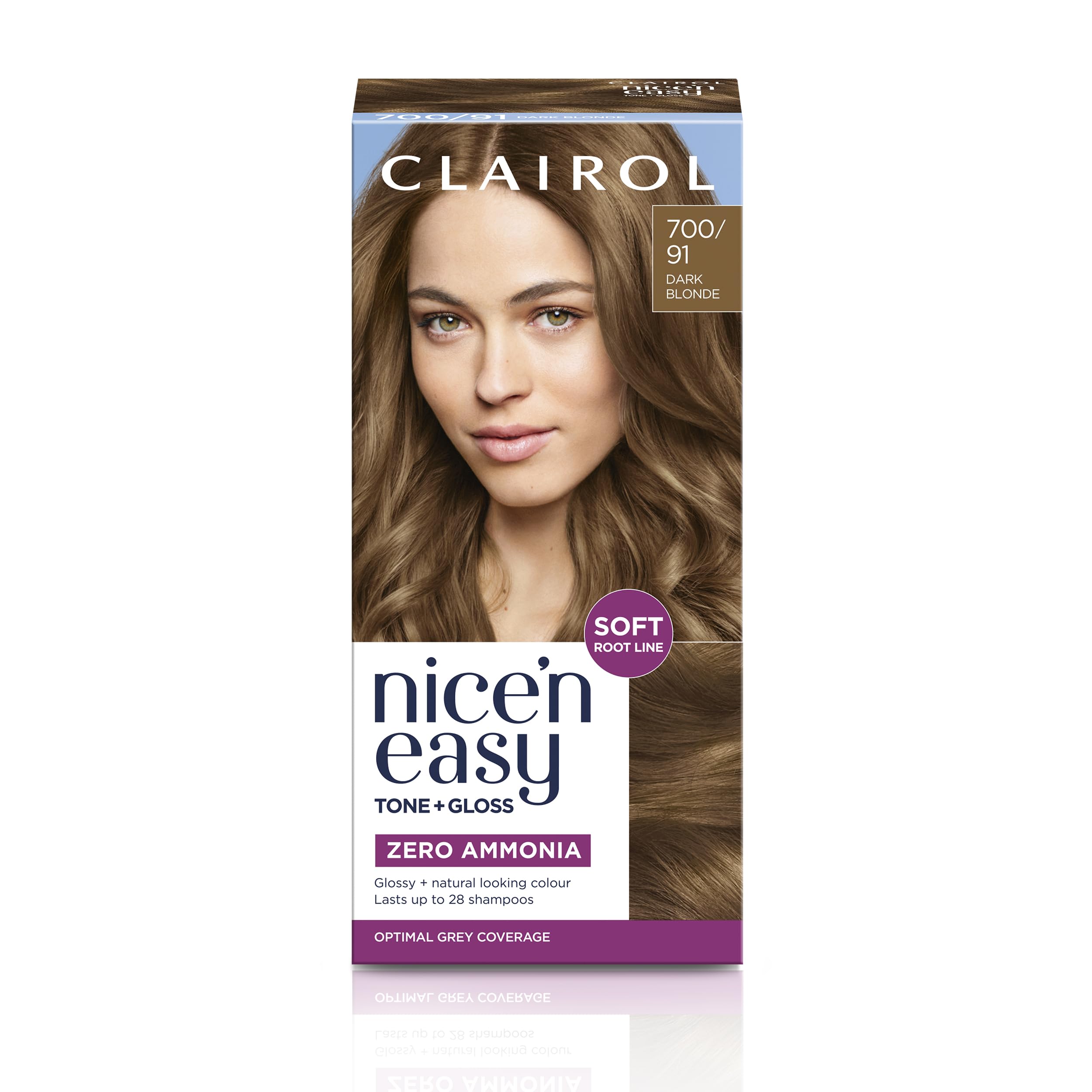 Clairol Nice'n Easy Tone+Gloss Semi Permanent Hair Dye - 700/91 Dark Blonde