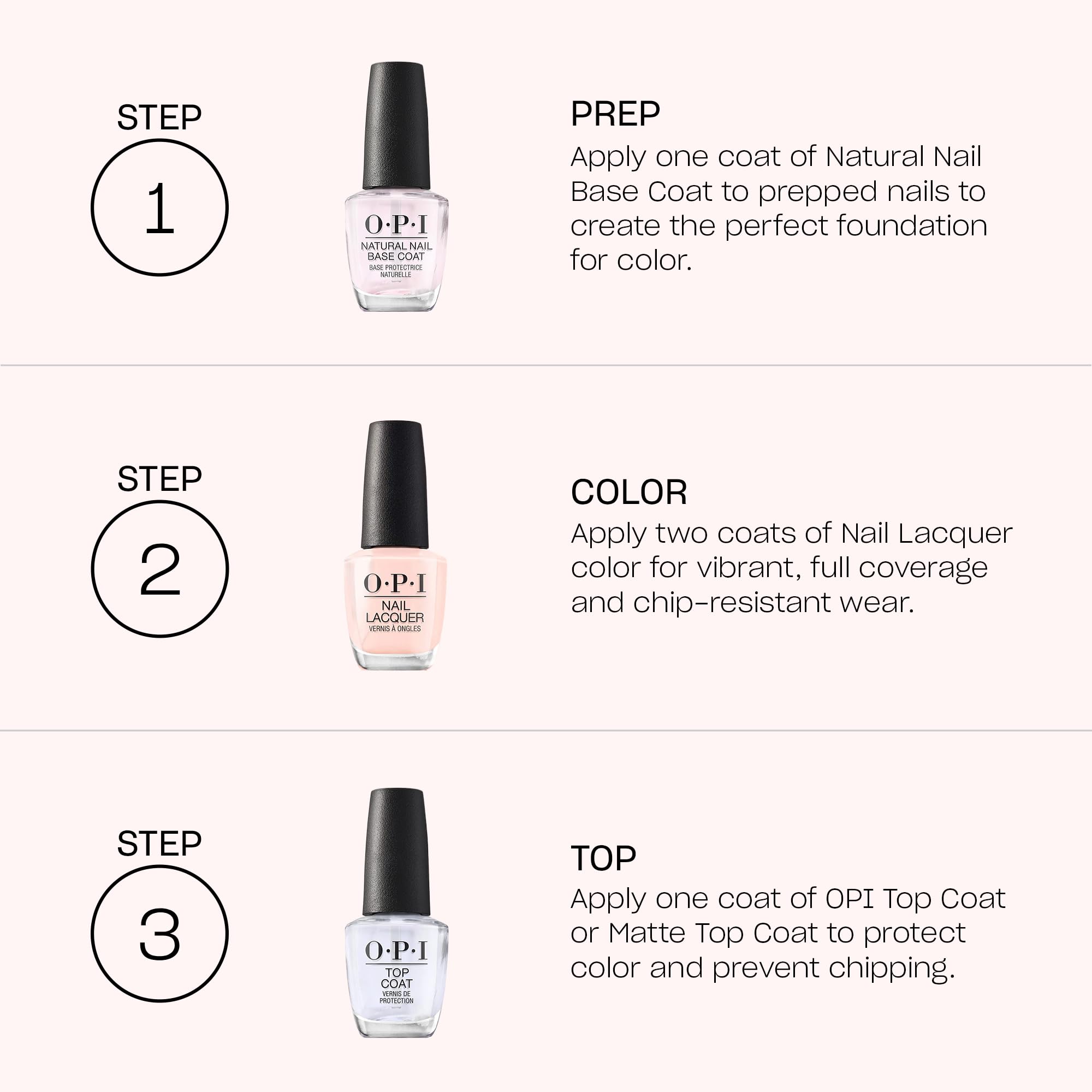 OPI Natural Nail Base Coat 15 ml for Enhanced Manicure Prep 6