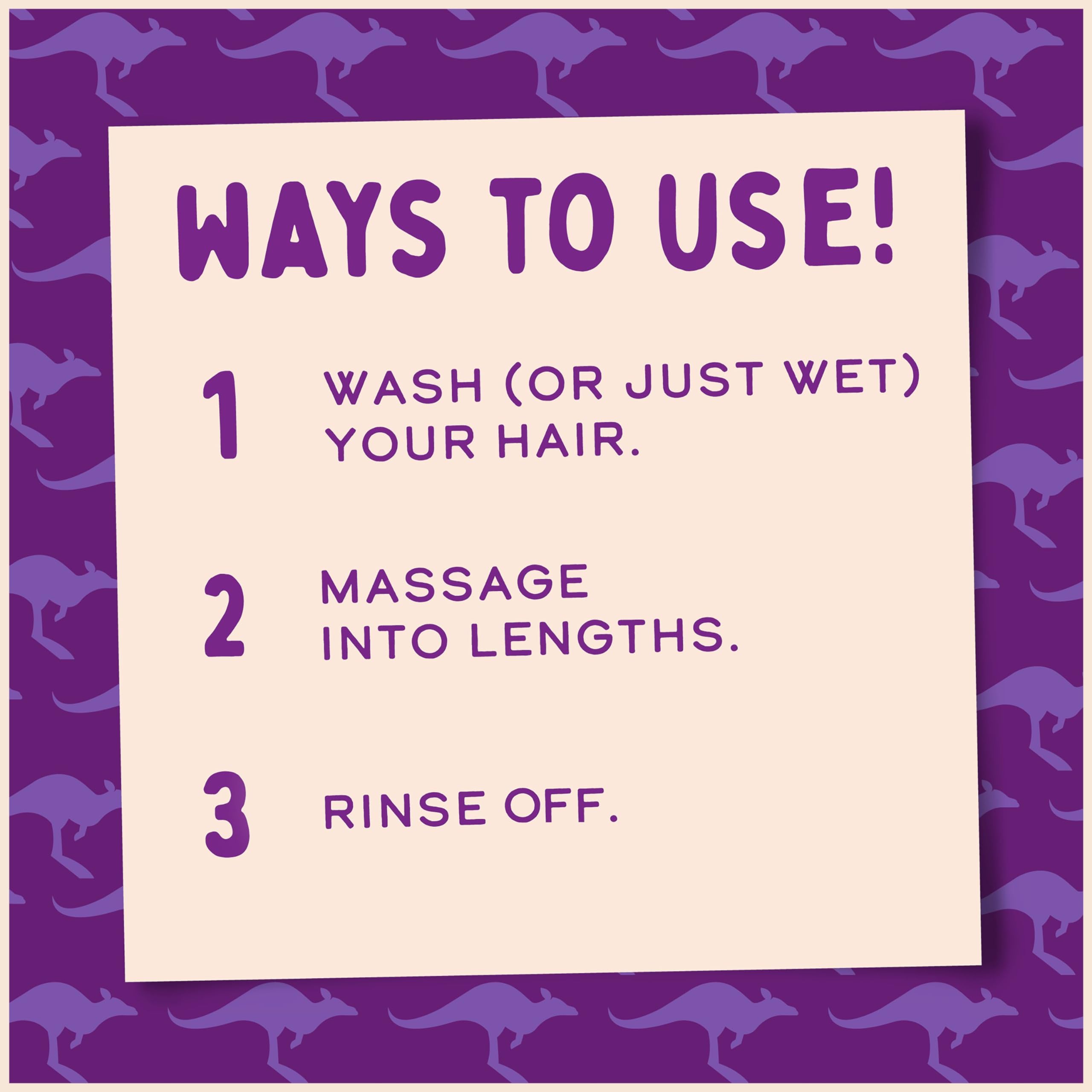 Aussie Deep Moisture Hair Mask for Very Dry, Thick and Curly Hair with Avocado, Jojoba & Macadamia Oils, 300ml 6