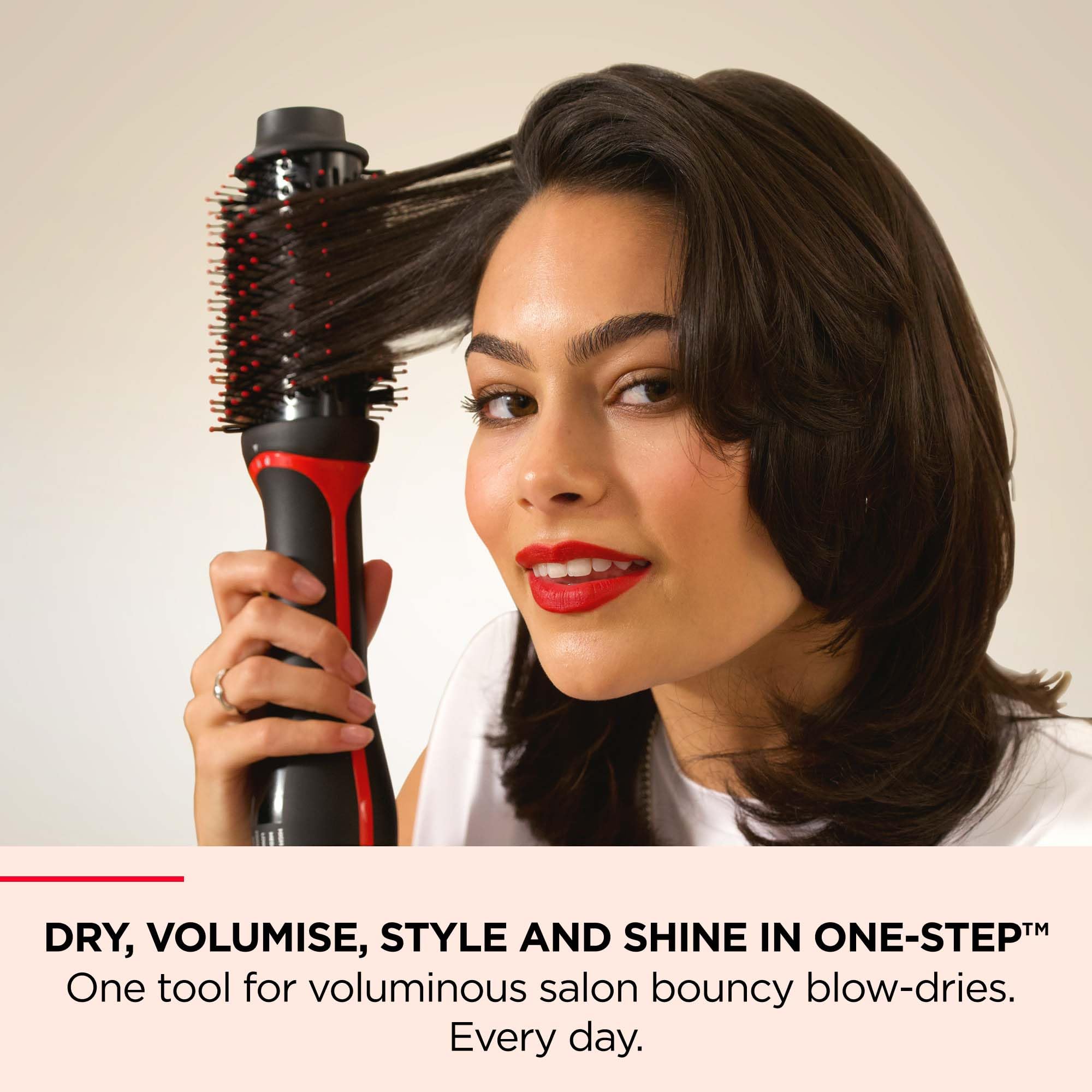 Revlon One-Step Volumiser Plus with Detachable Head, Ceramic Titanium Barrel, Charcoal Pins 3