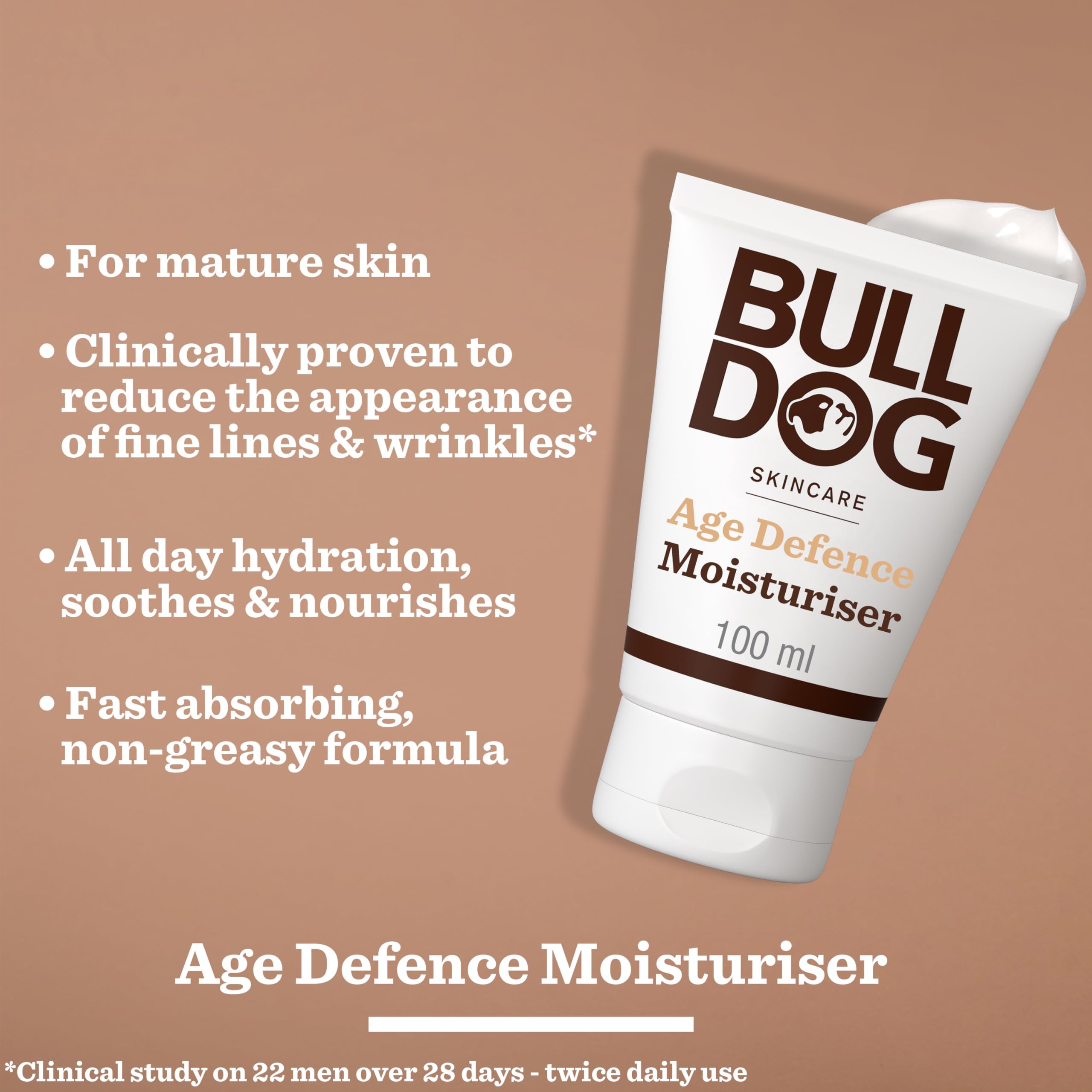 Bulldog Age Defence Moisturiser for Men (100ml)
