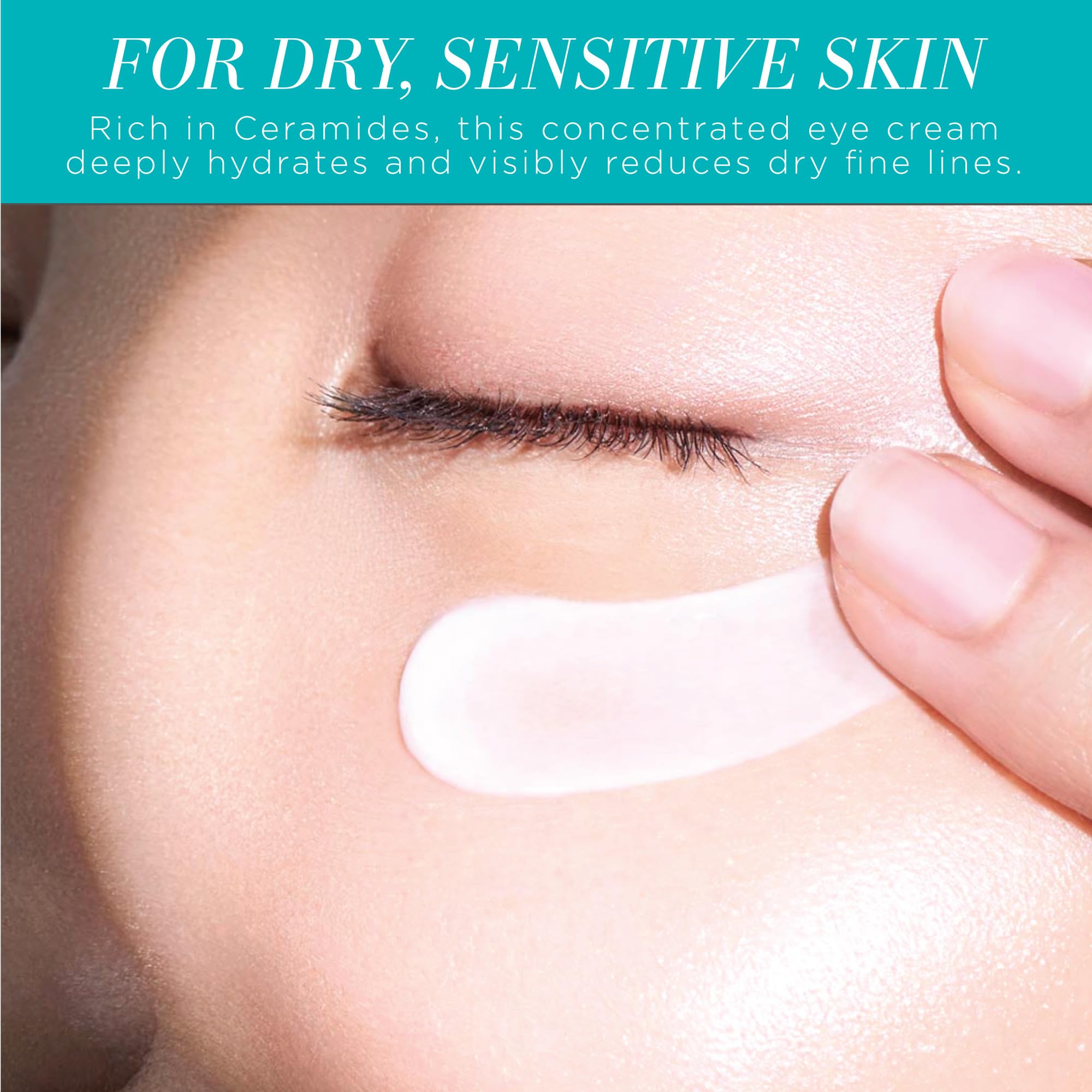 Curél Hydrating Repair Eye Cream with Ceramides for Dry, Sensitive Skin, 25g 3