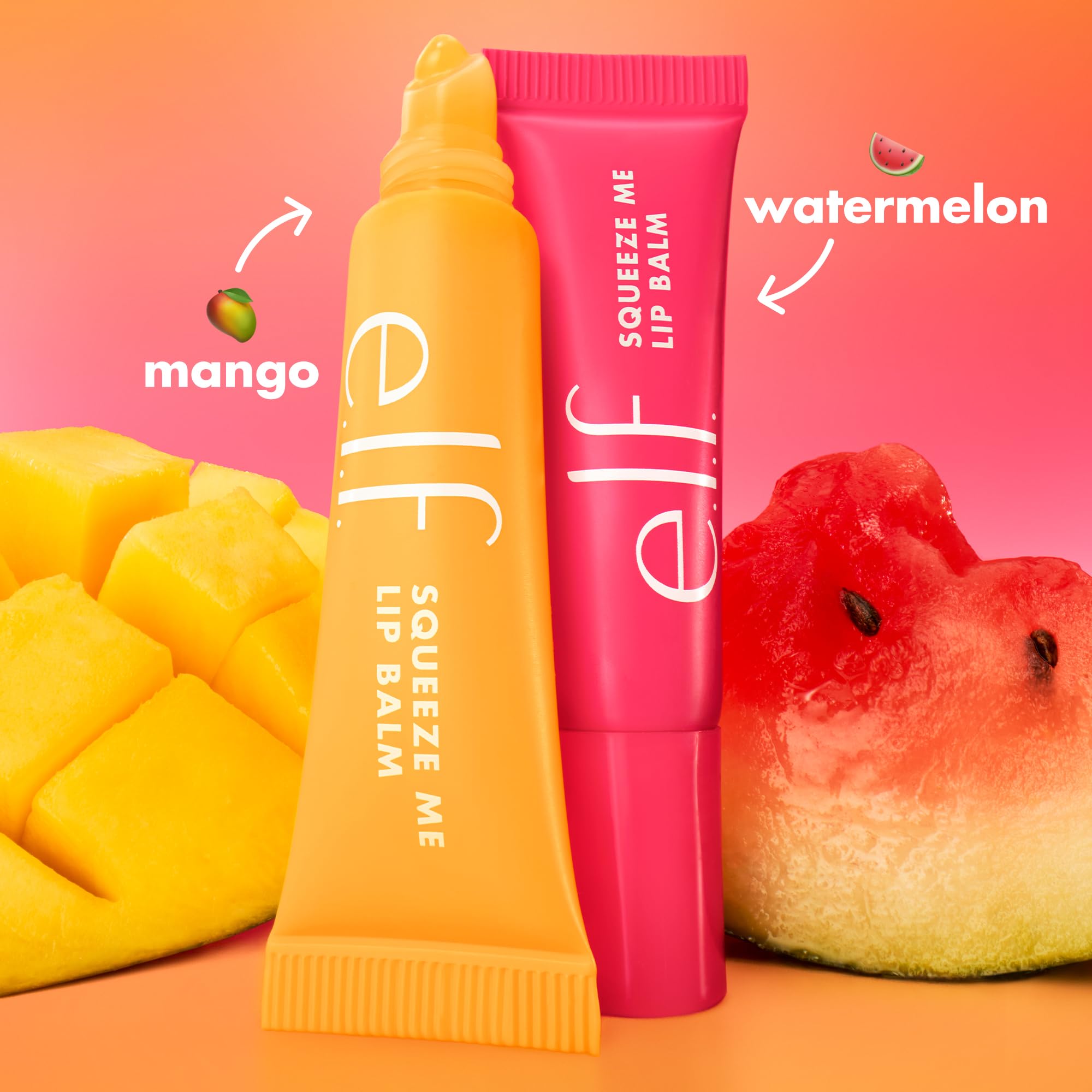 e.l.f. Squeeze Me More Lip Balm Duo with Hyaluronic Acid and Shea Butter