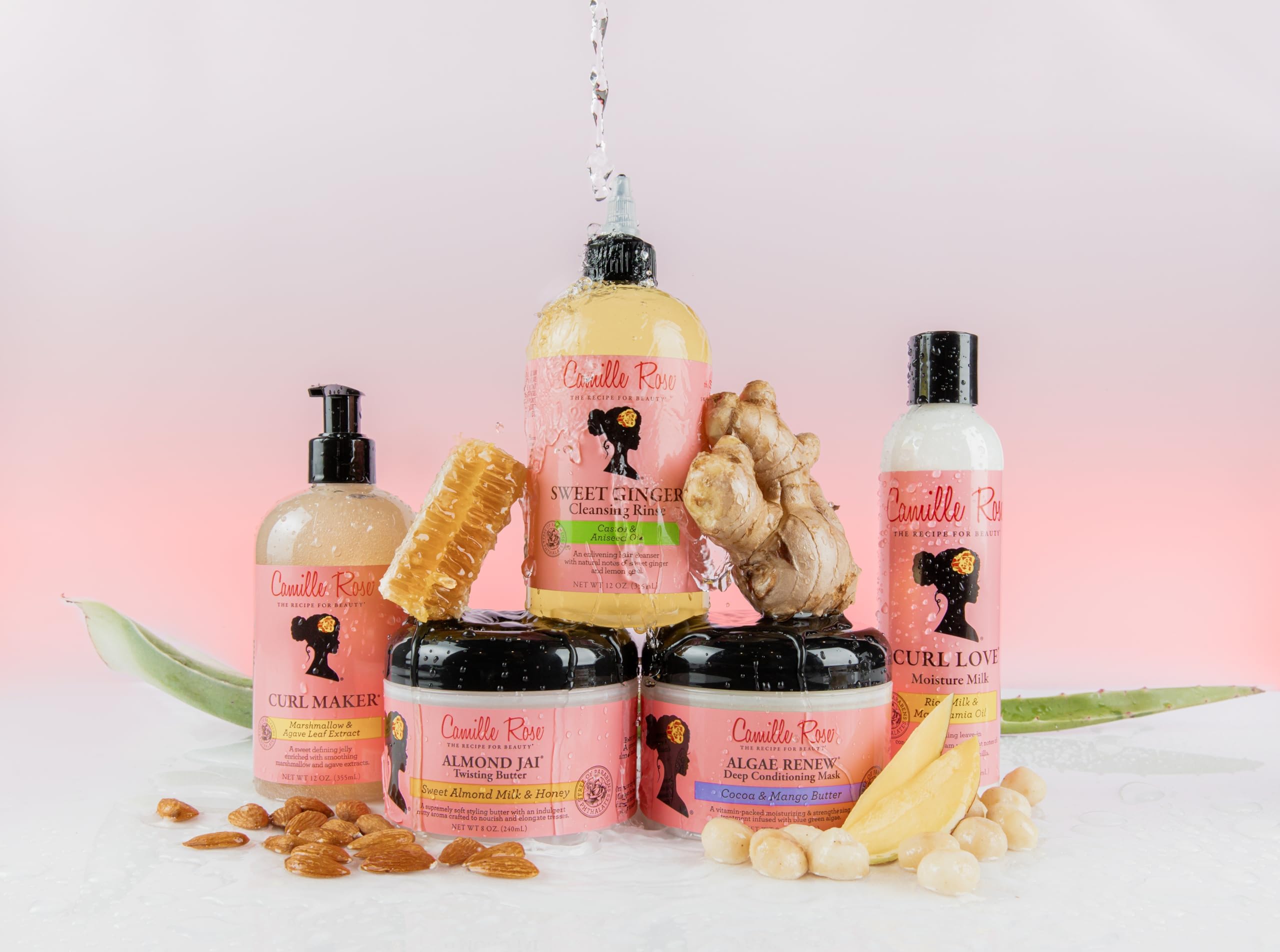 Camille Rose Moisture Milk Leave-In Conditioner & Curl Maker Defining Duo 8