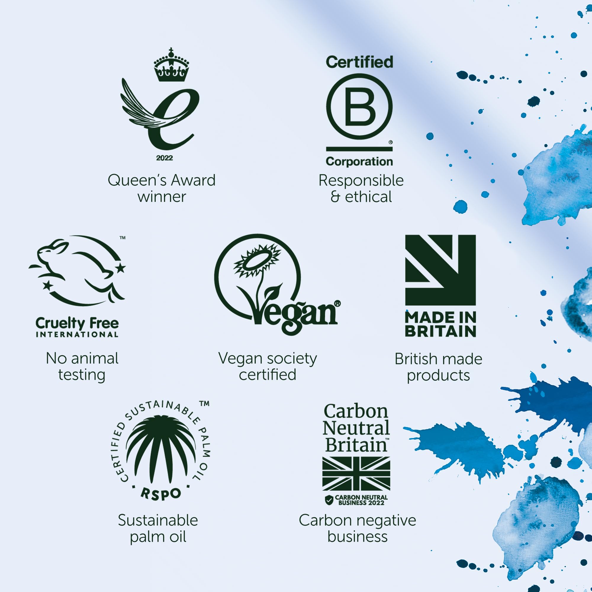 Eco Warrior Blue Shampoo Bar für braunes Haar (100 g) | Tonisierend, mit Squalan und Sheabutter 5