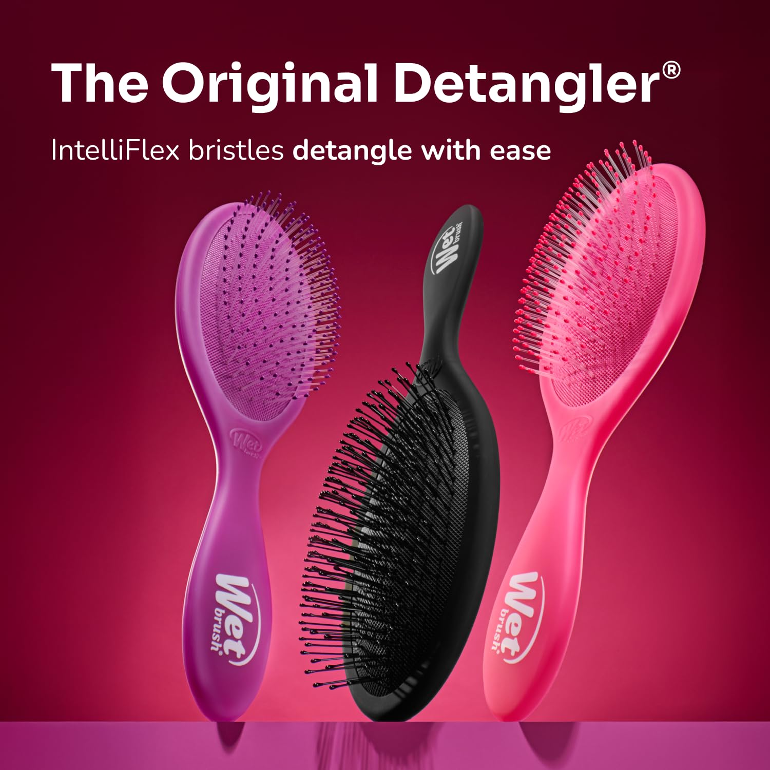 Wet Brush Original Detangler Hair Brush - Amazon Exclusive Aqua - Ultra-Soft IntelliFlex Bristles for Wet, Dry & Damaged Hair 11