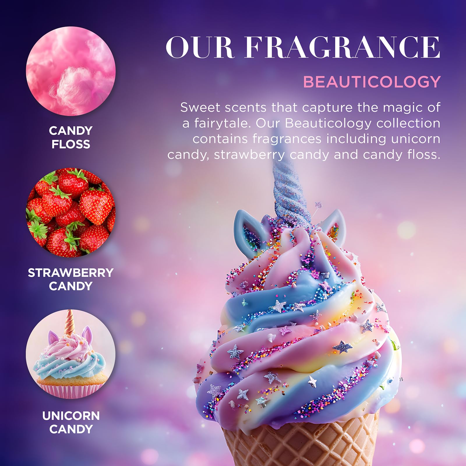 Baylis & Harding Beauticology Cosmic Bath Bomb Trio Gift Set - Vegan Friendly Sweet Scents 4