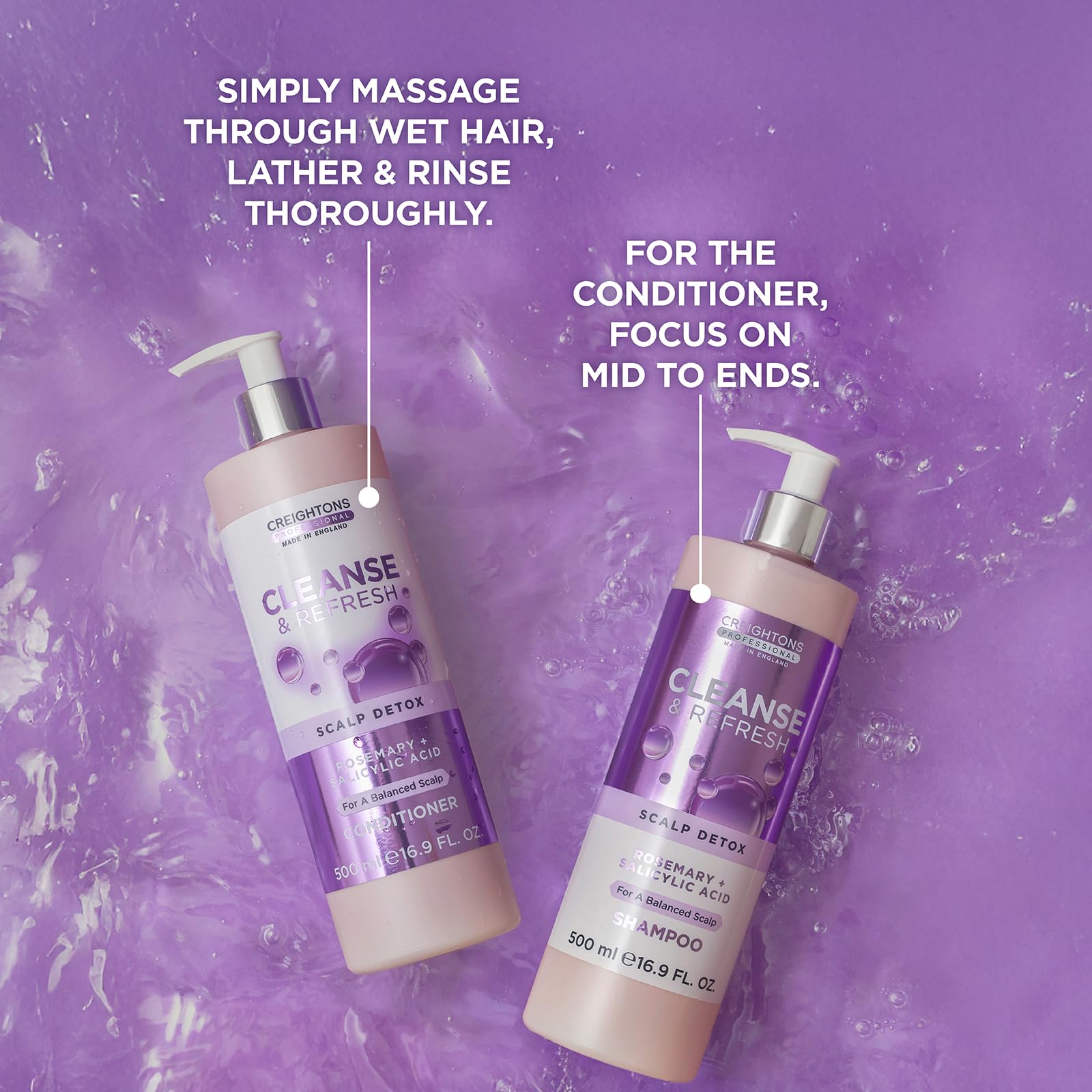 Creightons Professional Cleanse &amp; Refresh Conditioner 500ml | Klärendes Shampoo 5