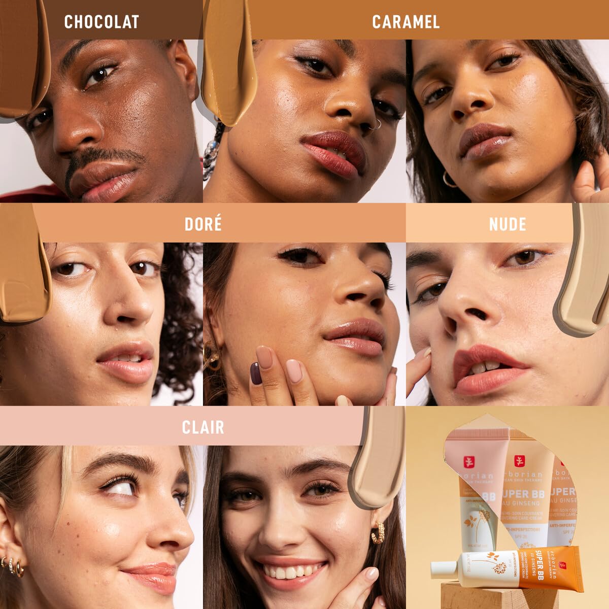 Erborian – Super BB Cream mit Ginseng – Hochdeckende getönte Gesichtspflege gegen Unreinheiten – Korrigiert und perfektioniert den Teint – Sonnenschutz LSF 20 – Koreanische Kosmetik – 15 ml 9