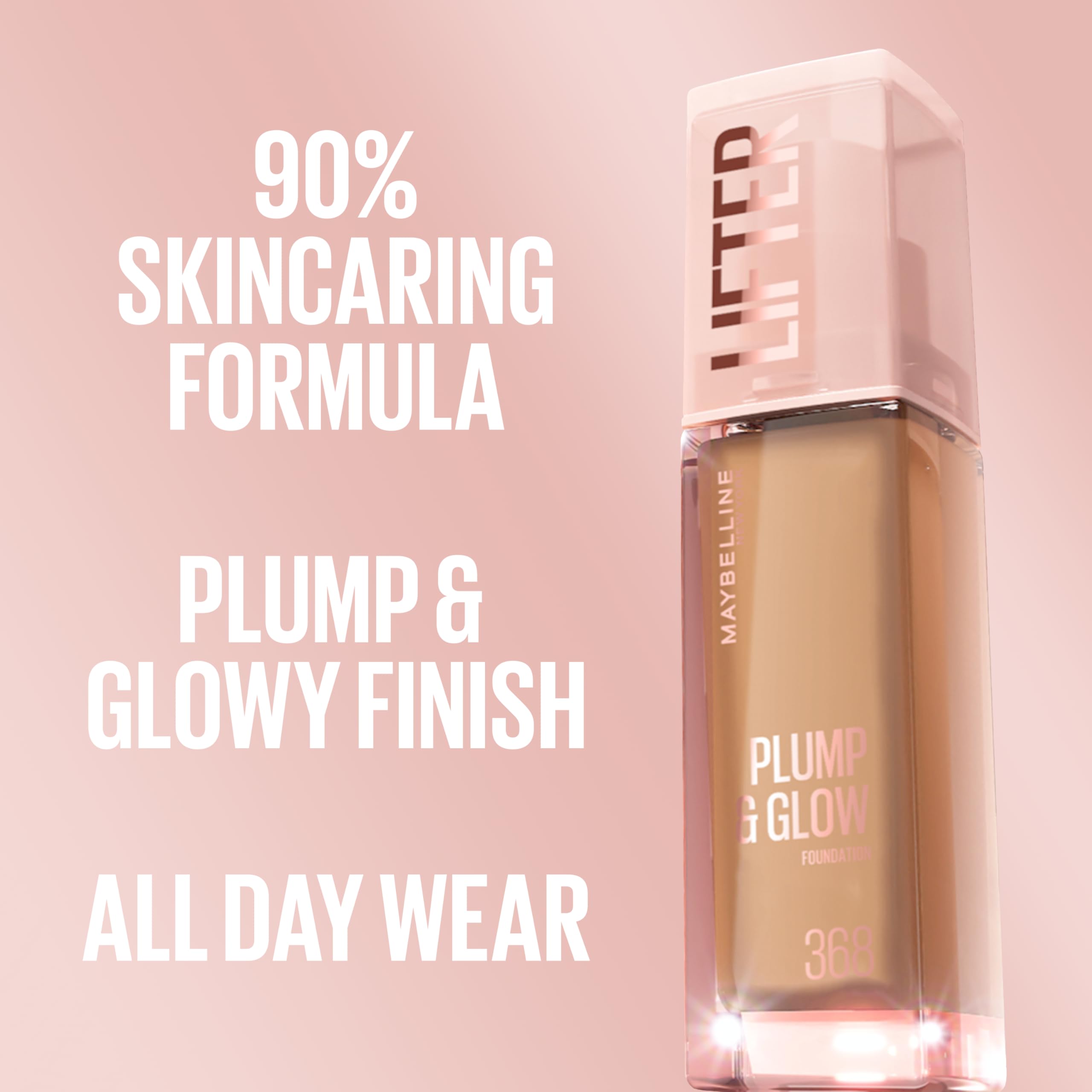Maybelline New York Lifter Plump & Glow Foundation with Niacinamide SPF 20 4