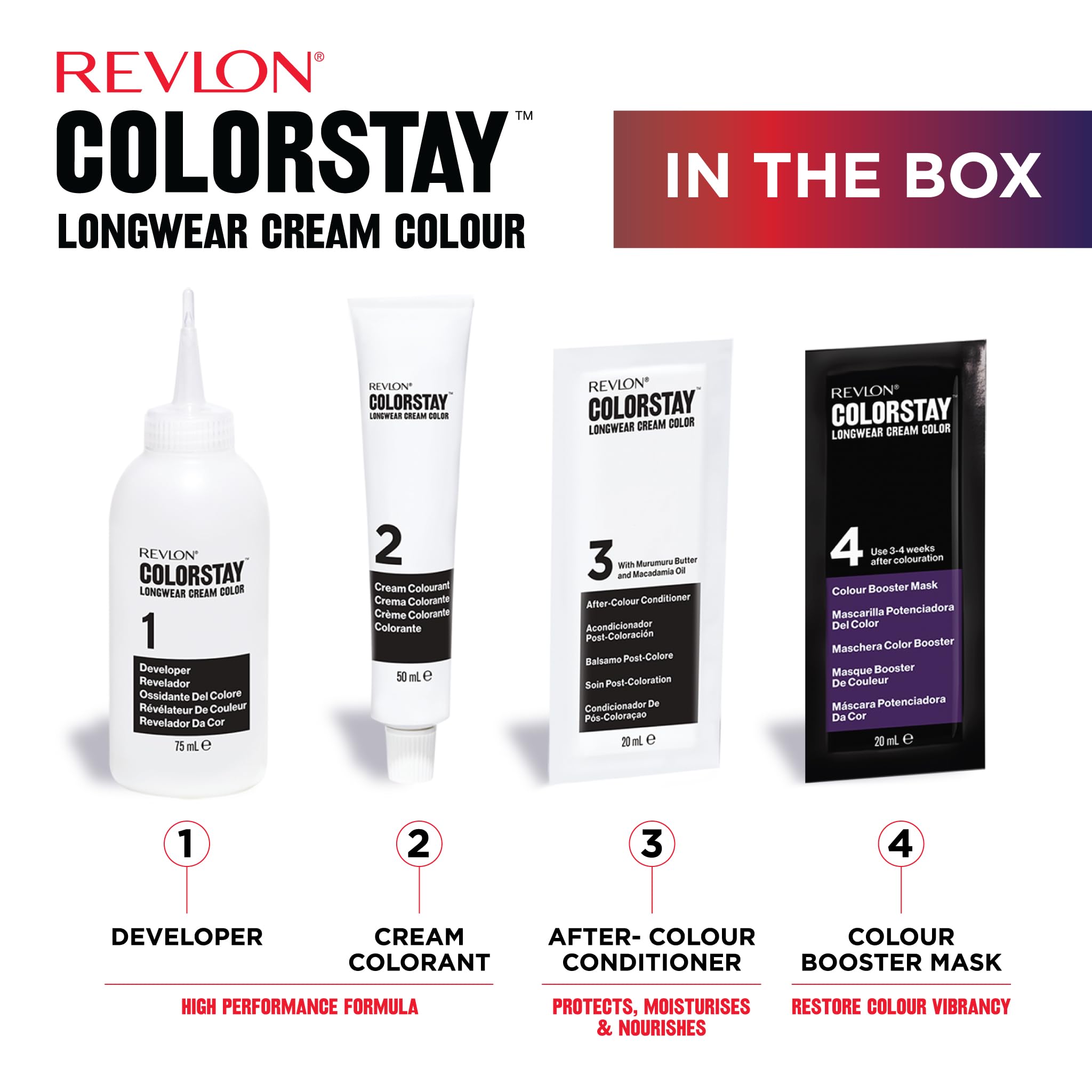 Revlon Colorstay Longwear Permanent Cream Colour Hair Dye - Dark Blonde 7.0 4