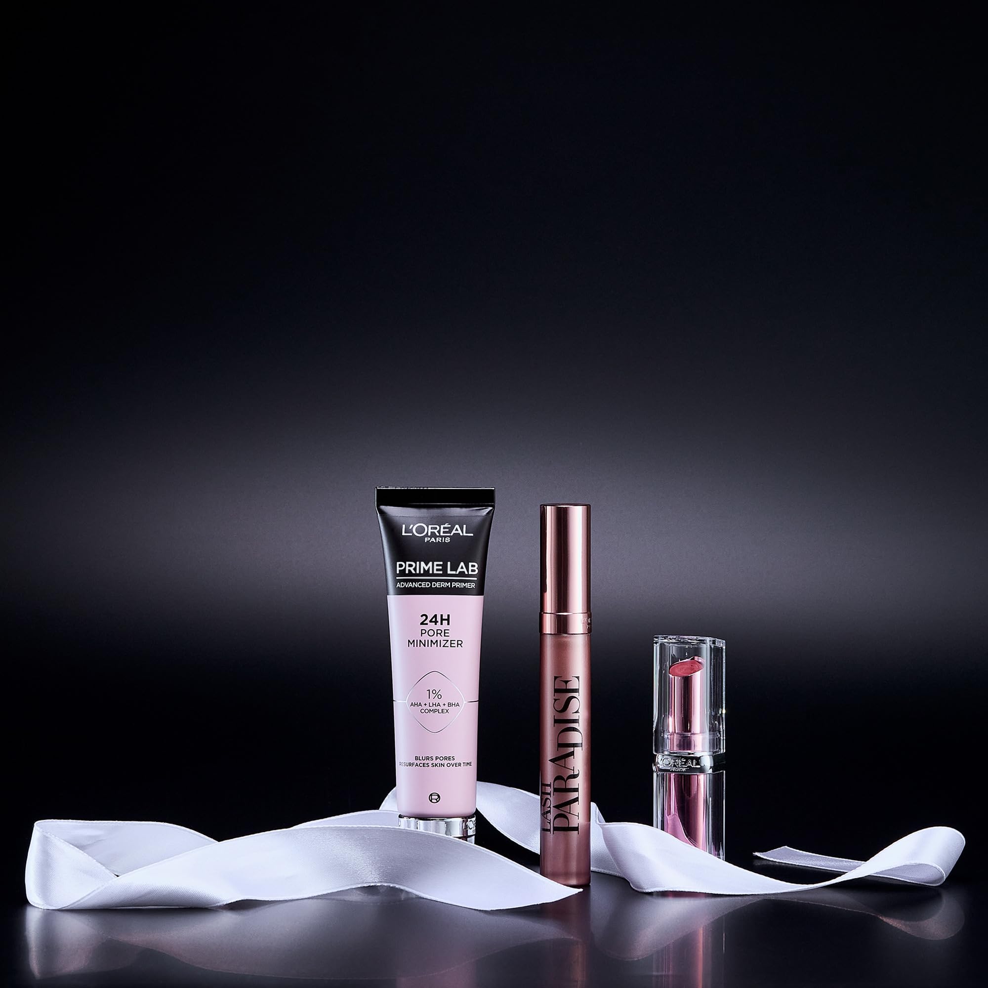 L'Oréal Paris Fresh Face Primer, Lippenstift &amp; Mascara Trio Geschenkset Prime Lab 3