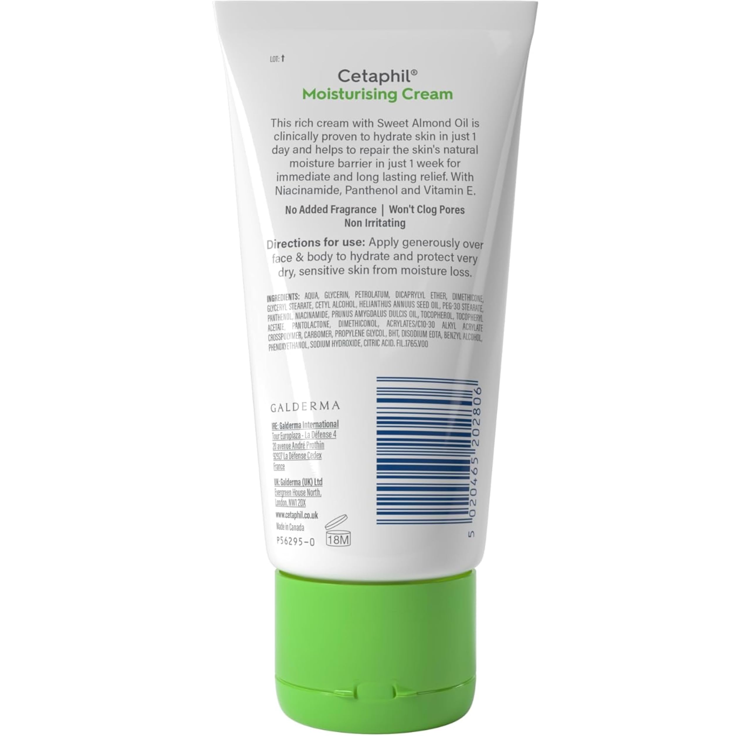 Cetaphil Feuchtigkeitscreme für Gesicht, Hände und Körper, Reisegröße, Feuchtigkeitscreme 7