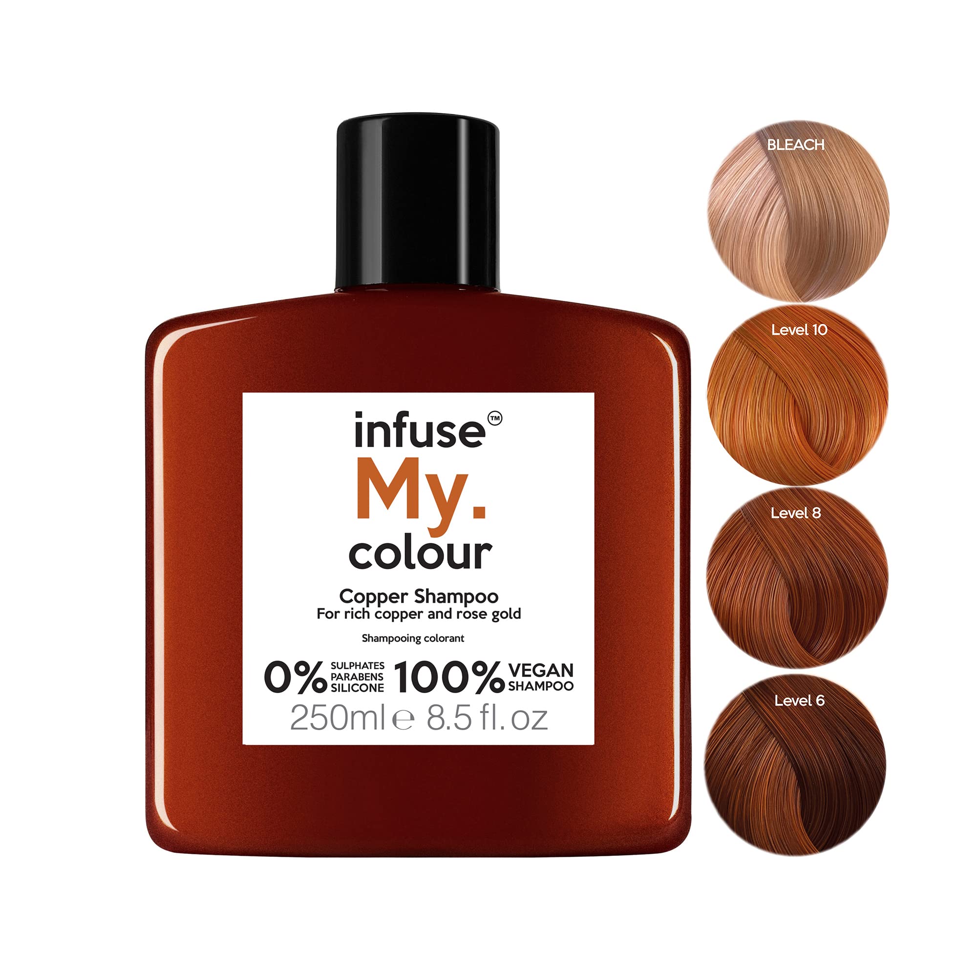 Infuse My. Colour Kupfer Shampoo, 250 ml (1er-Packung)