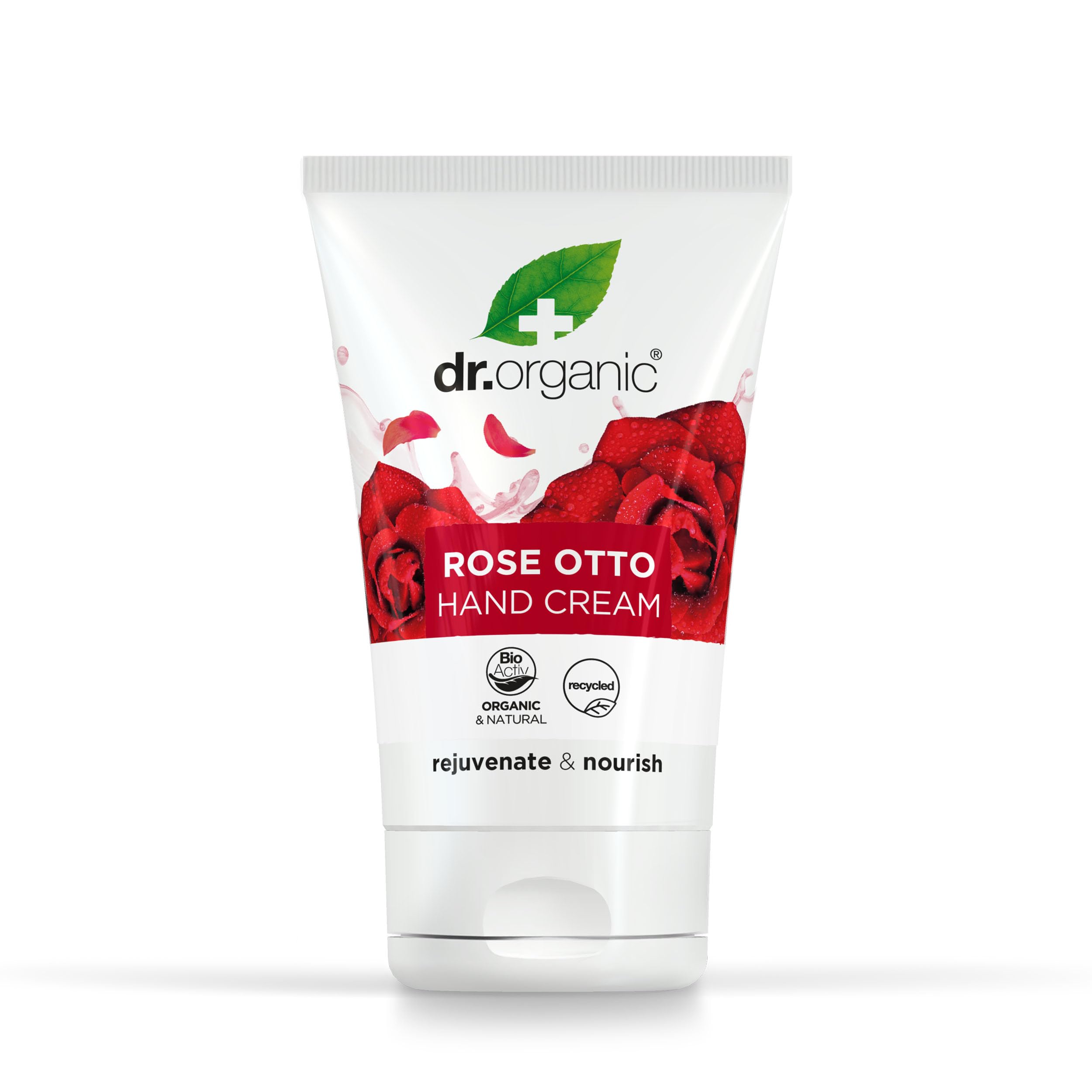 Dr Organic Rose Otto Hand & Nail Cream for Moisturising and Restoring