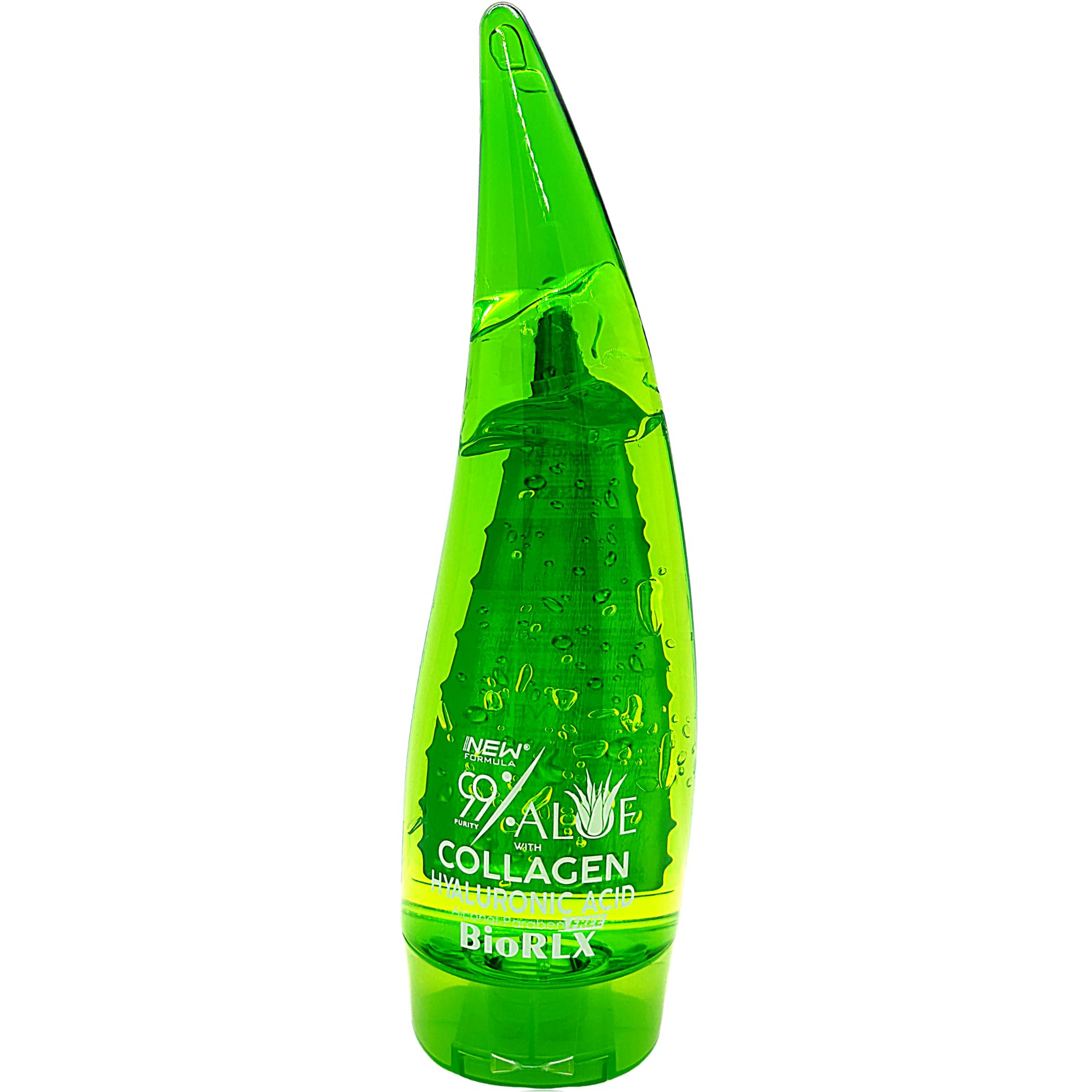 BioRLX 99% Aloe Vera Gel with Collagen & Hyaluronic Acid for Face, Body, Hair 9