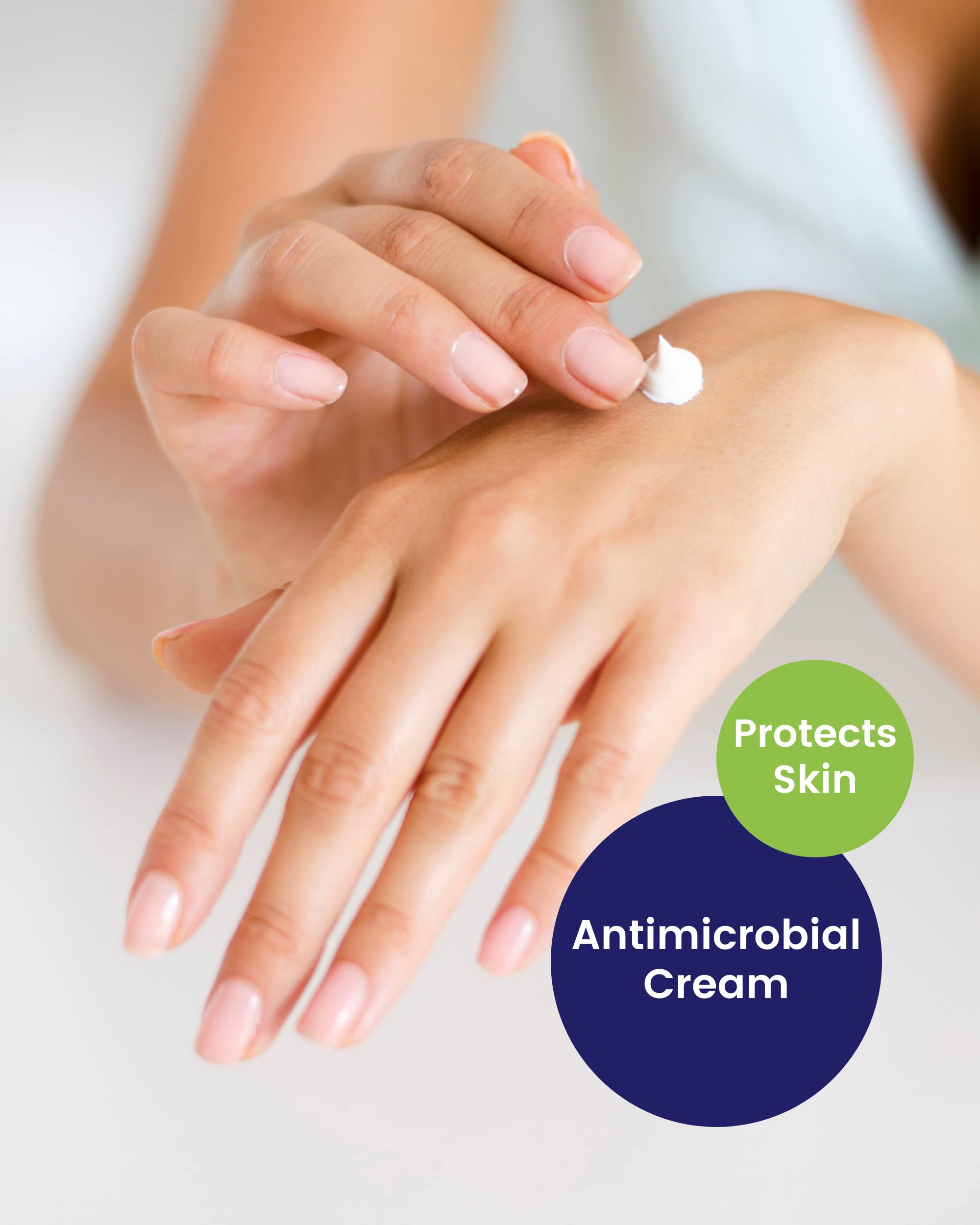 EcoHydra Antimicrobial Barrier Hand Cream with Aloe Vera - 50ml, Alcohol & Toxin-Free