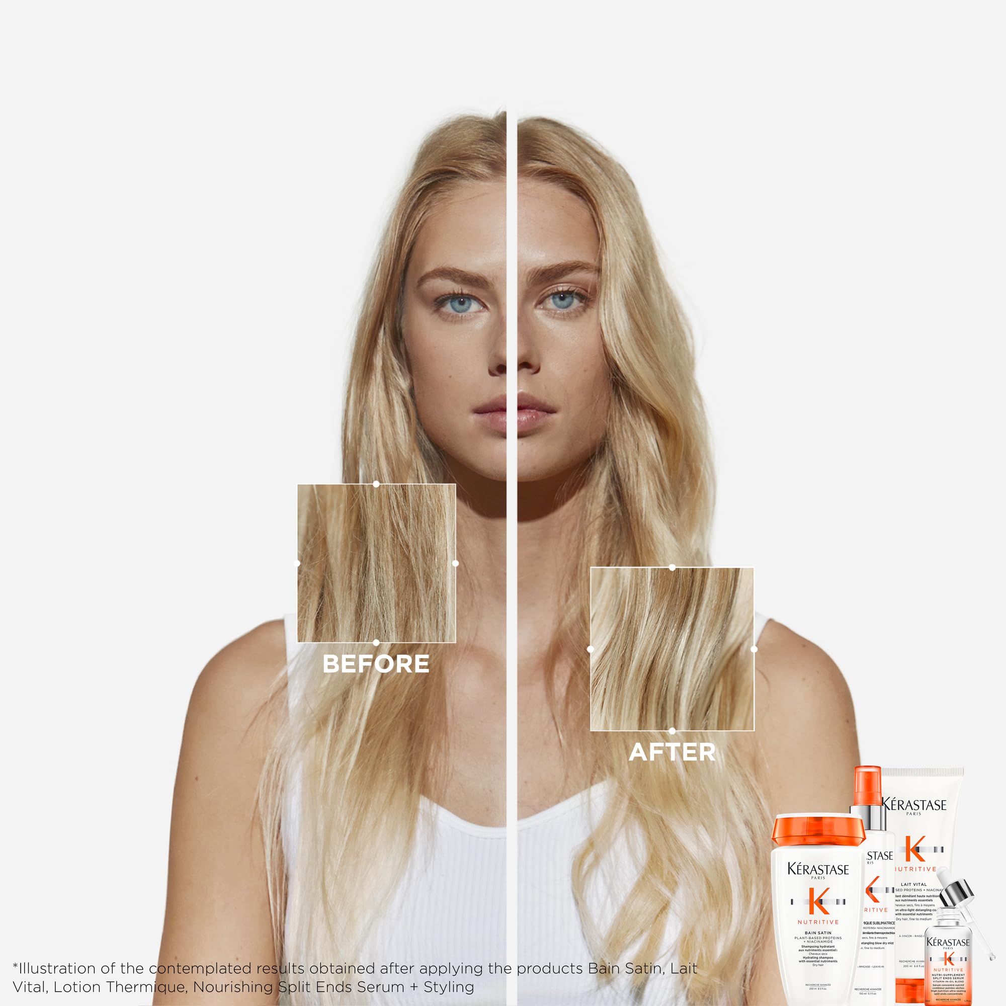 Kérastase Nutritive Gentle Hydrating Shampoo for Dry Hair, Nourishing Formula 3
