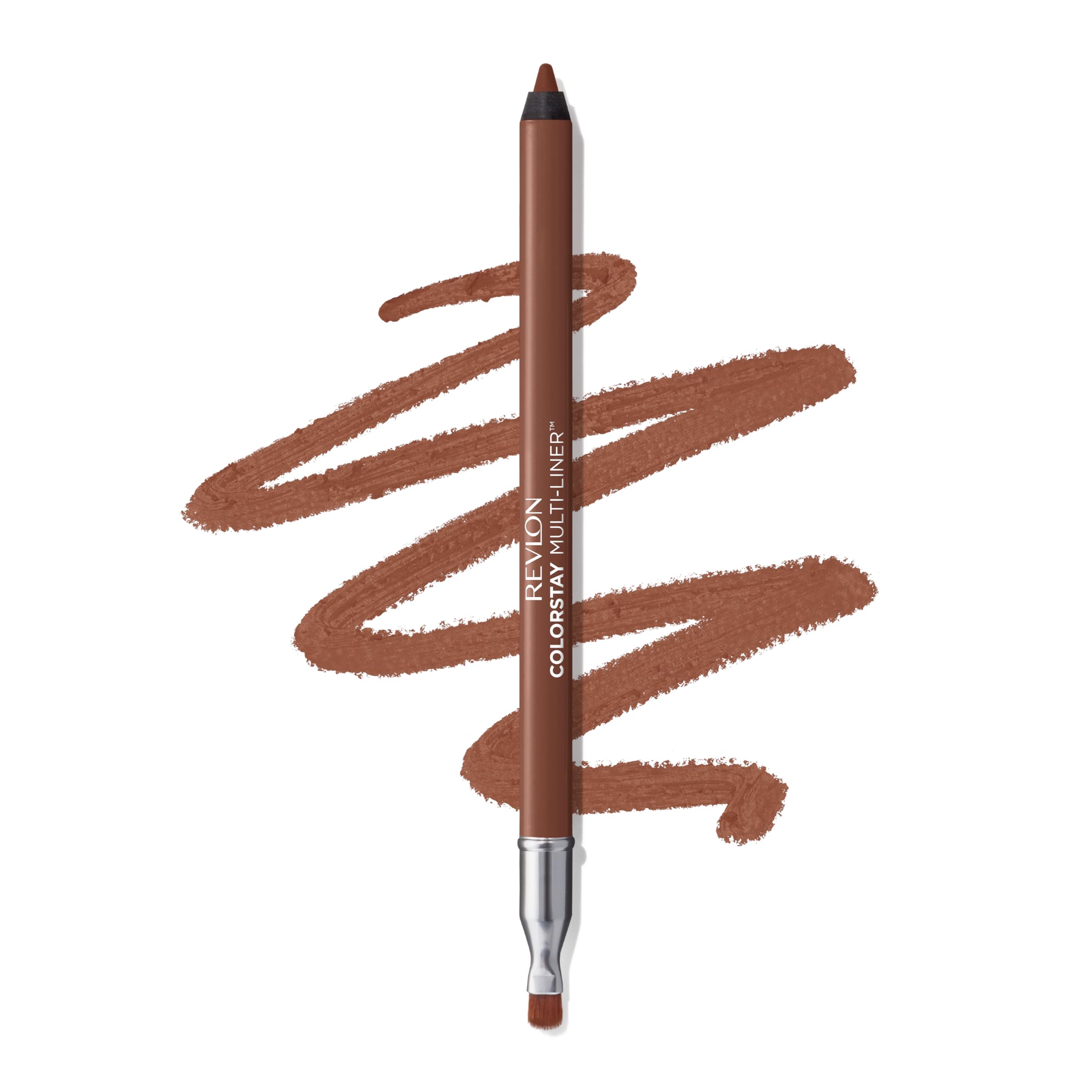 Revlon ColorStay Multi-Liner: Transfer-Proof Lip, Eye & Face Liner with Blending Brush