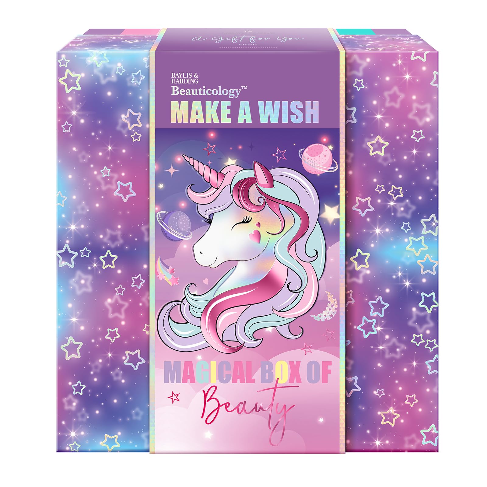 Baylis & Harding Beauticology Cosmic Gift Set with Body Wash, Bath Bubbles & Bath Bombs