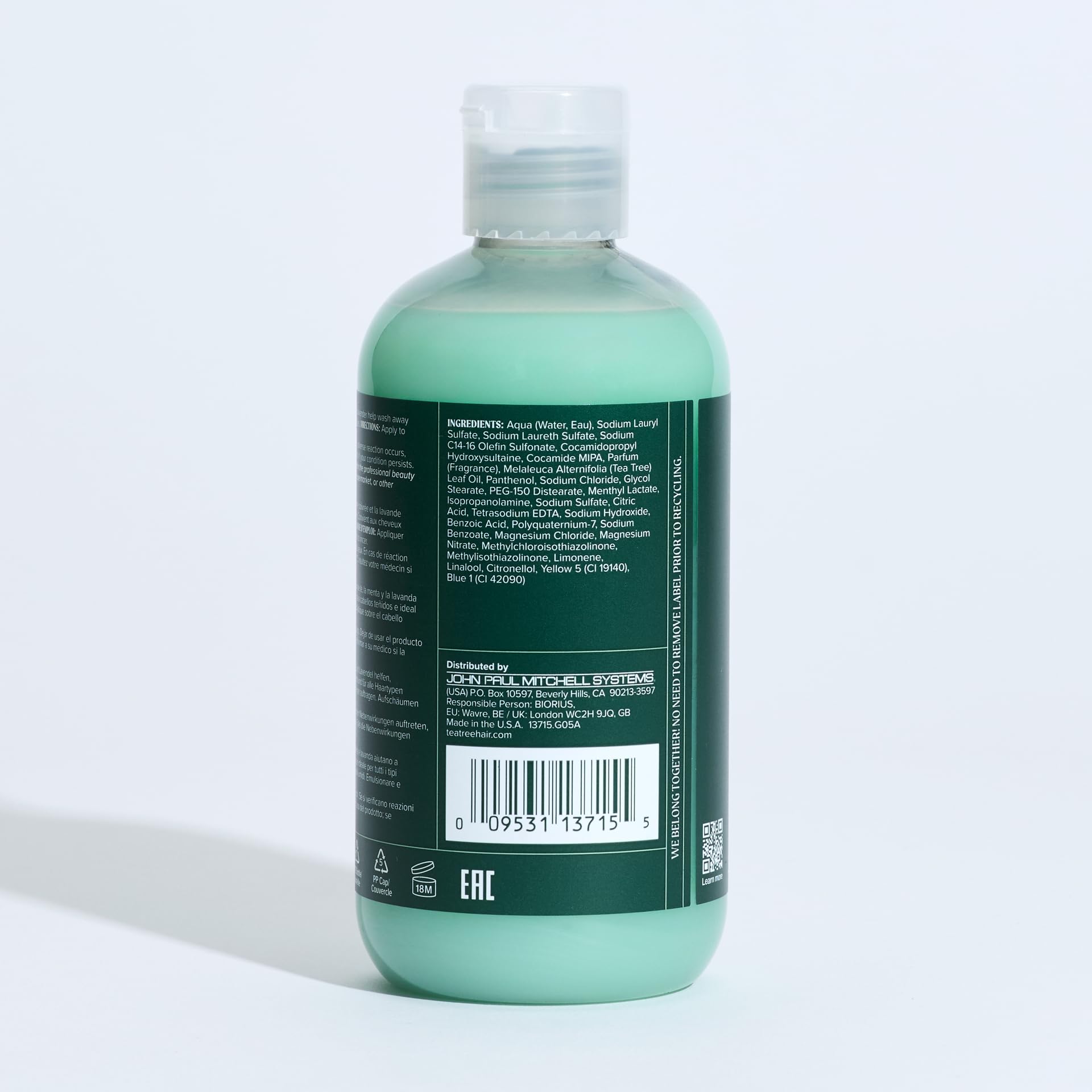 Paul Mitchell Tea Tree Special Shampoo 1000ml for Vitality and Lustre 8