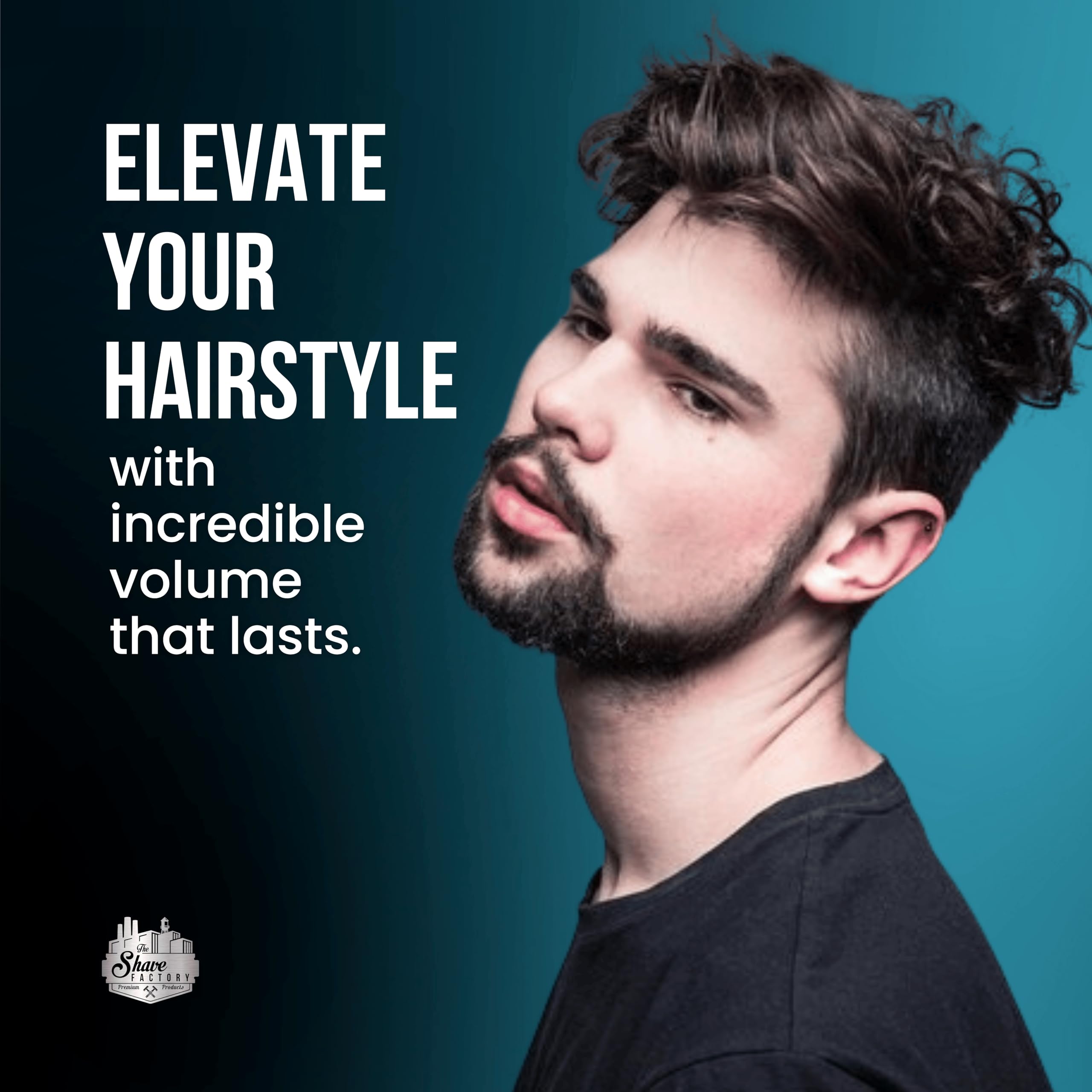 The Shave Factory Hair Styling Powder - Mattifying, Volumizing, and Texture Enhancing (20g, Sapphire) 3