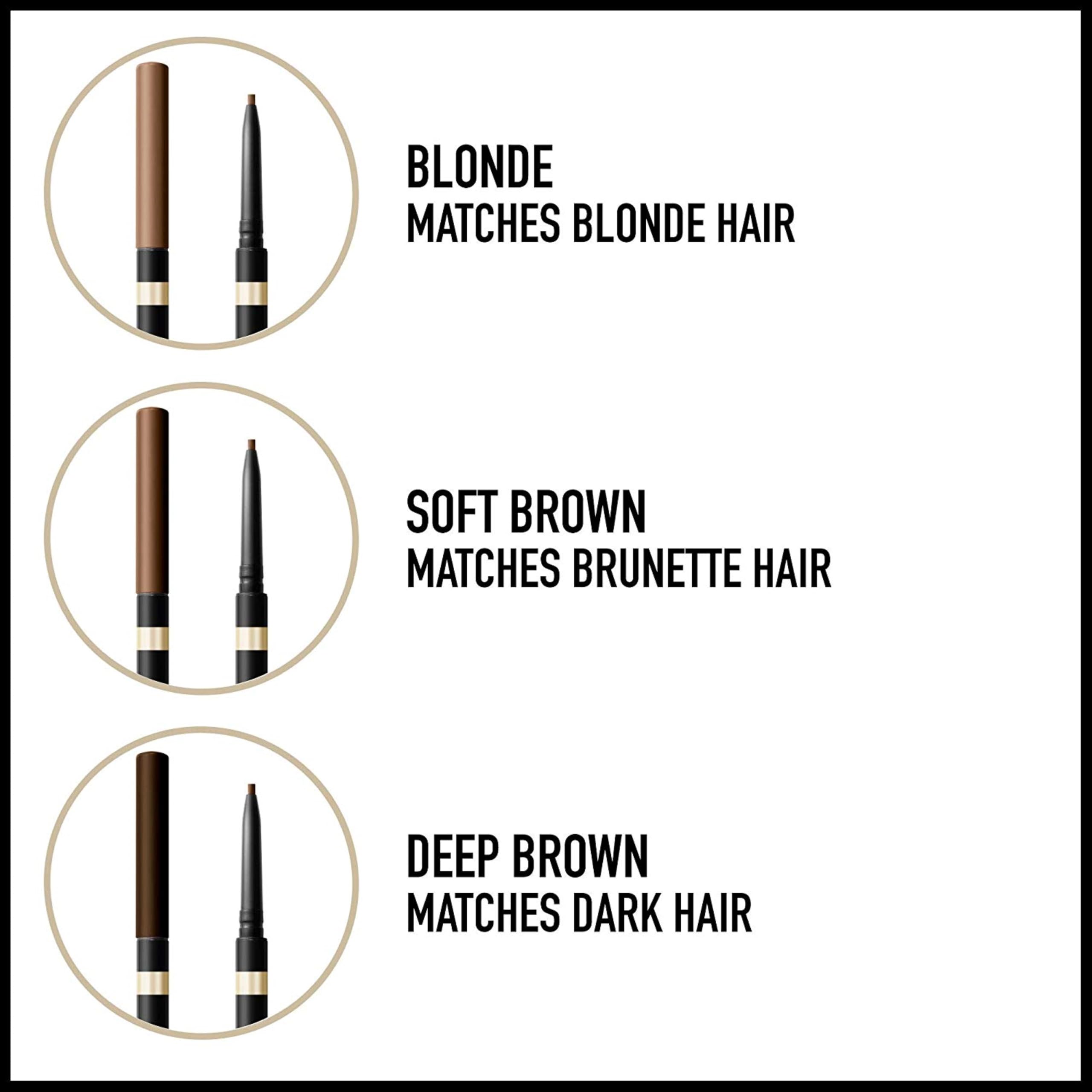 Max Factor Brow Shaper Pencil 30 Deep Brown for Sculpting and Defining Brows 5