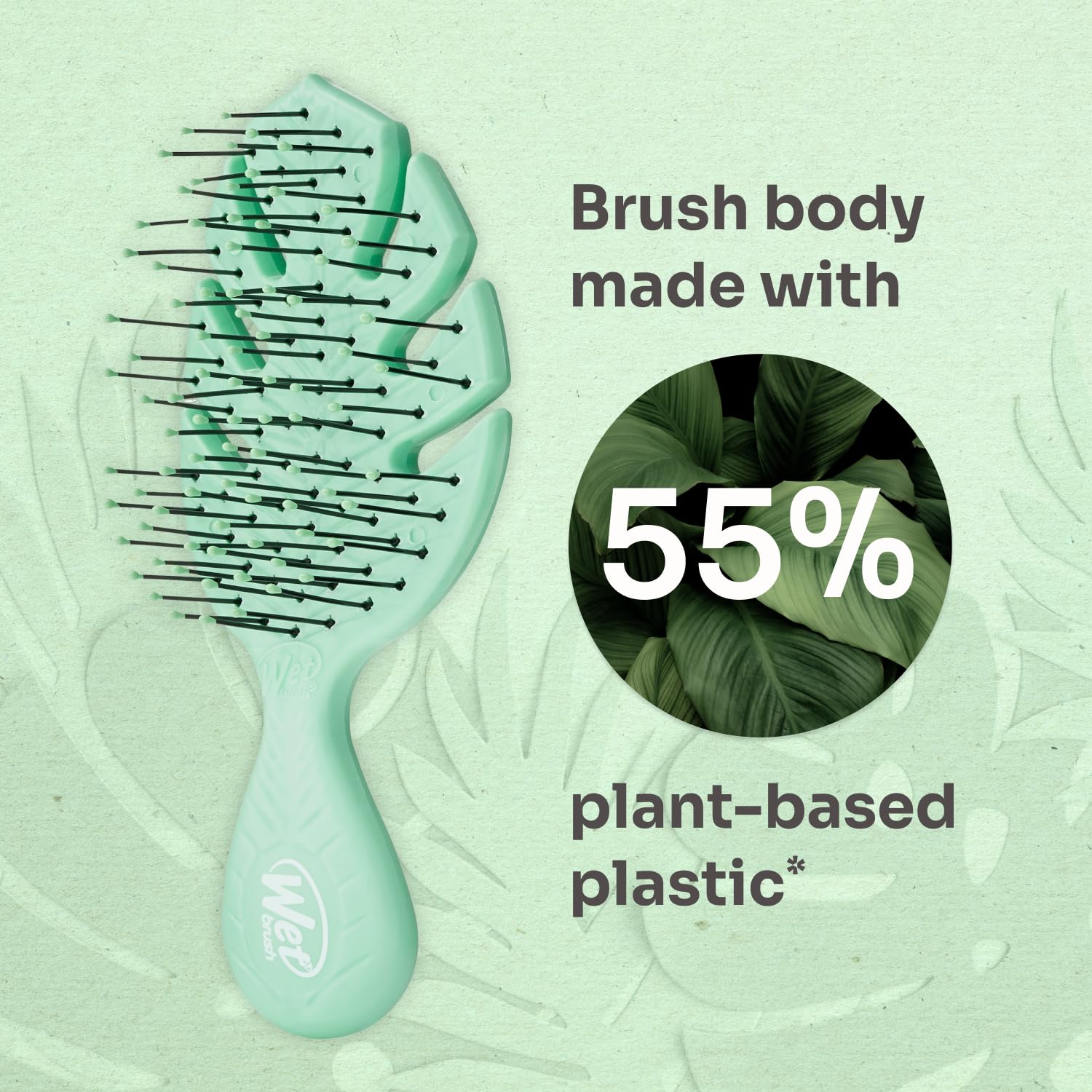 Wet Brush Go Green Mini Detangler Brush - Durable, Portable Hair Brush for All Hair Types 6