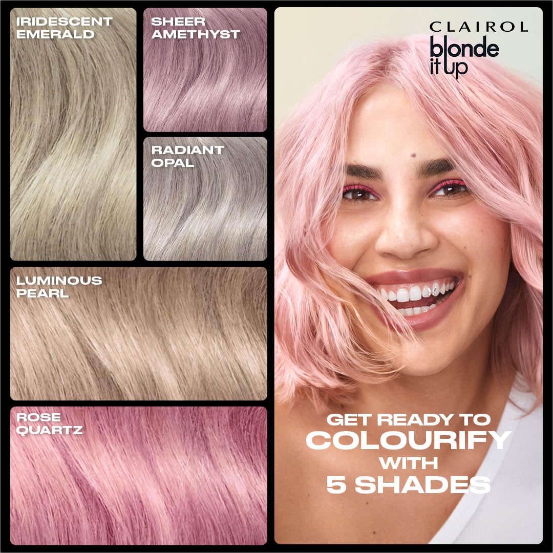 Clairol Blonde It Up Crystal Glow Toner Kit – Luminous Pearl 3
