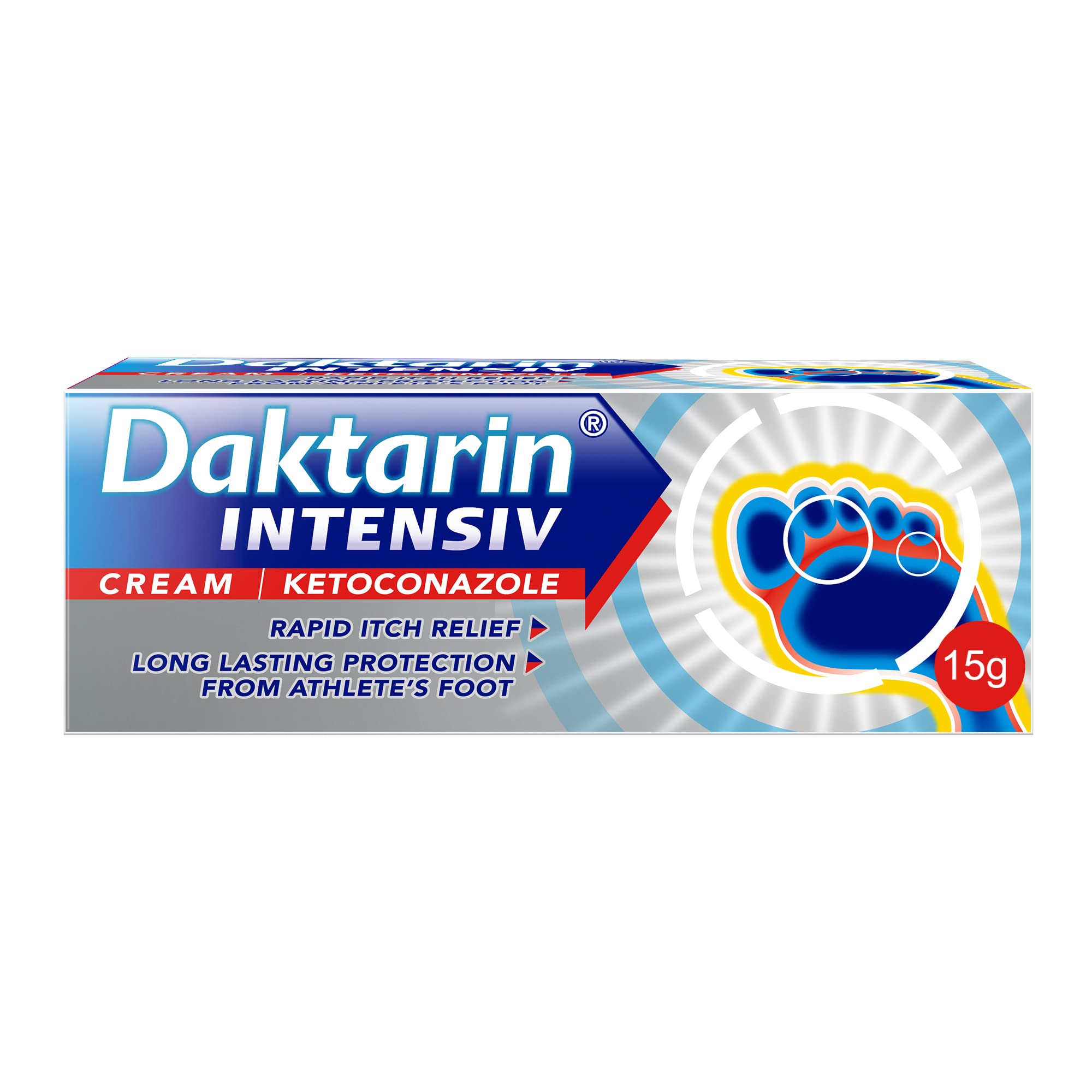 Daktarin Intensiv Athlete's Foot Cream 15g by Daktarin