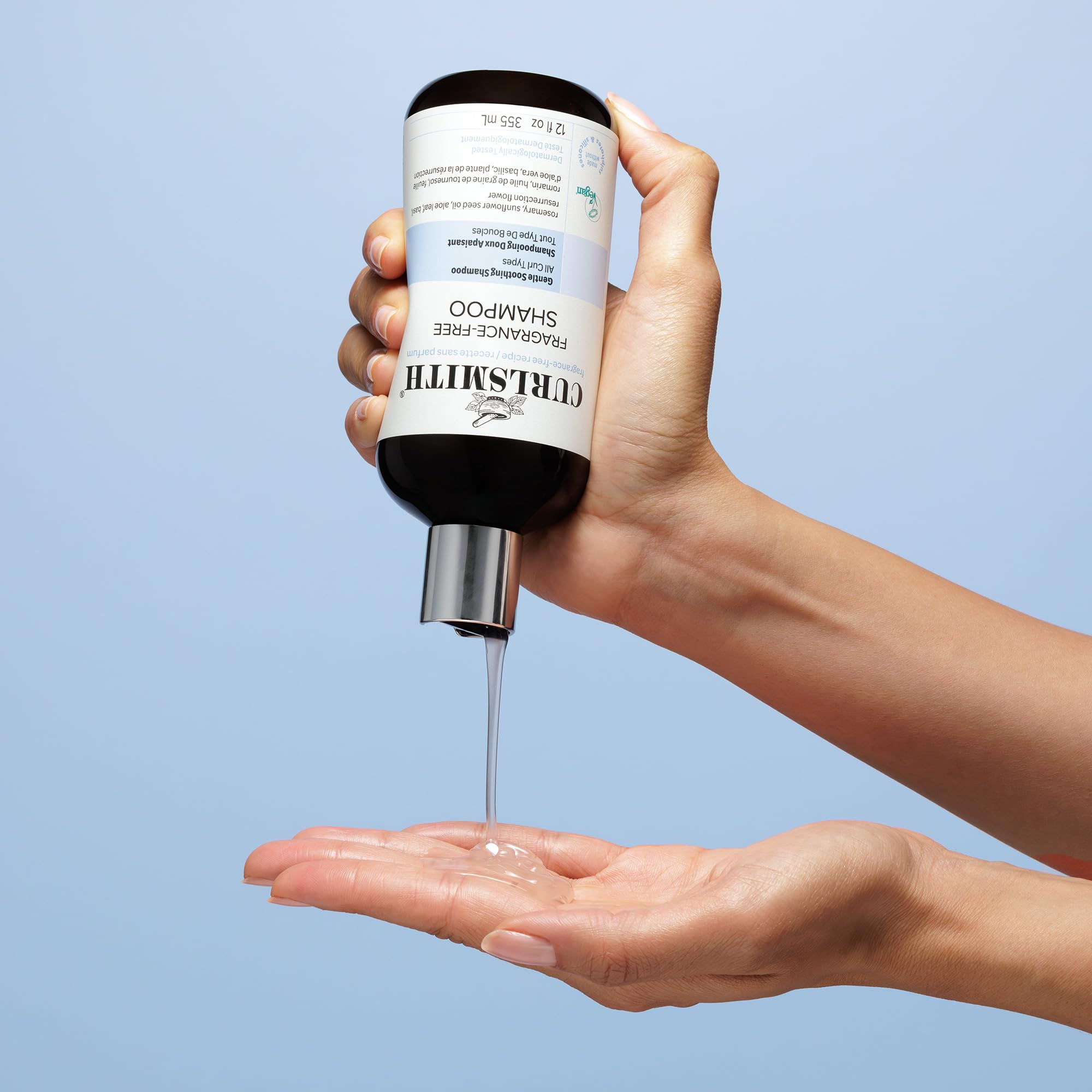 Curlsmith Fragrance-Free Shampoo – Gentle Cleanser for Wavy, Curly, and Coily Hair 7