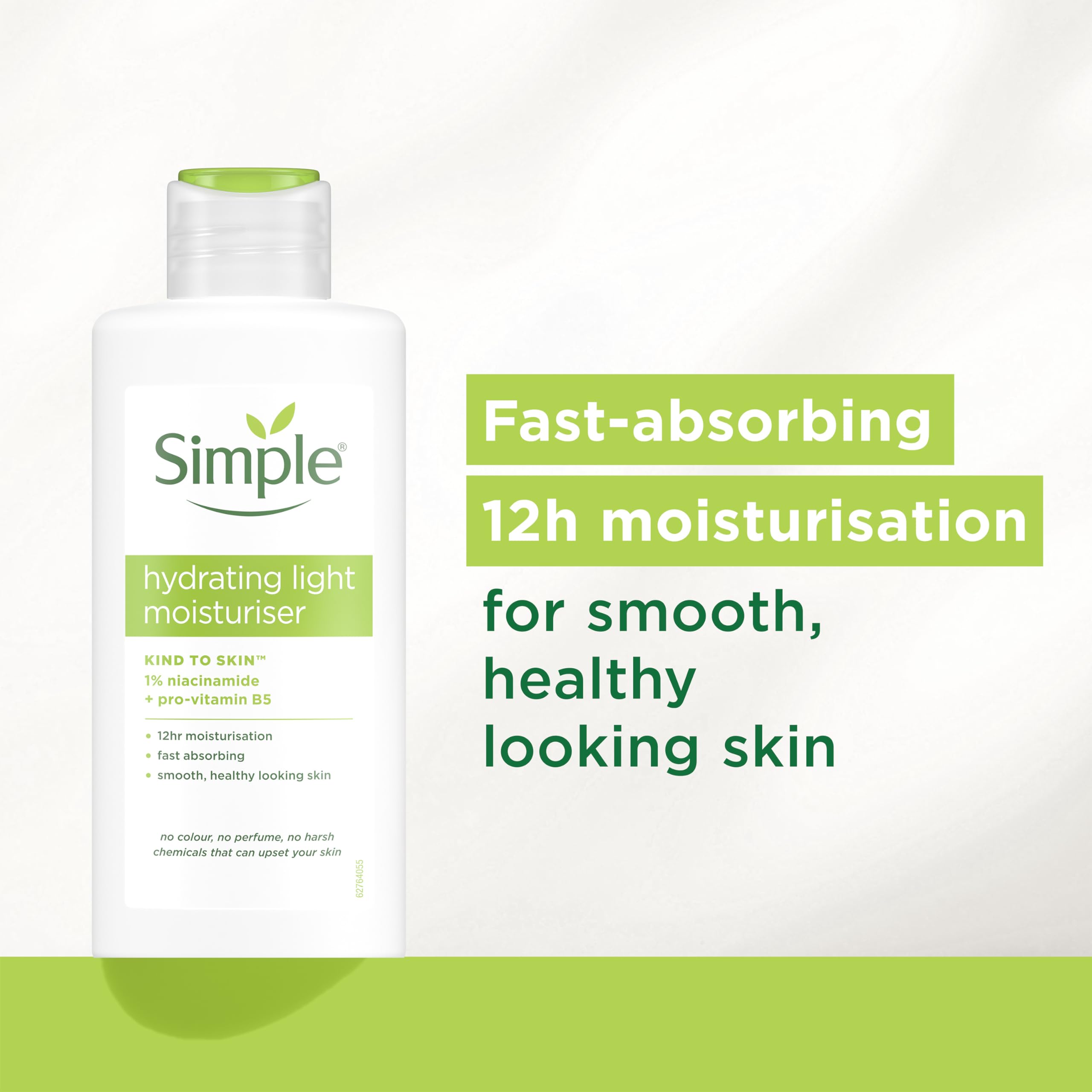Simple Kind to Skin Hydrating Light Moisturiser with Pro-Vitamins B5 & E, 125 ml 3